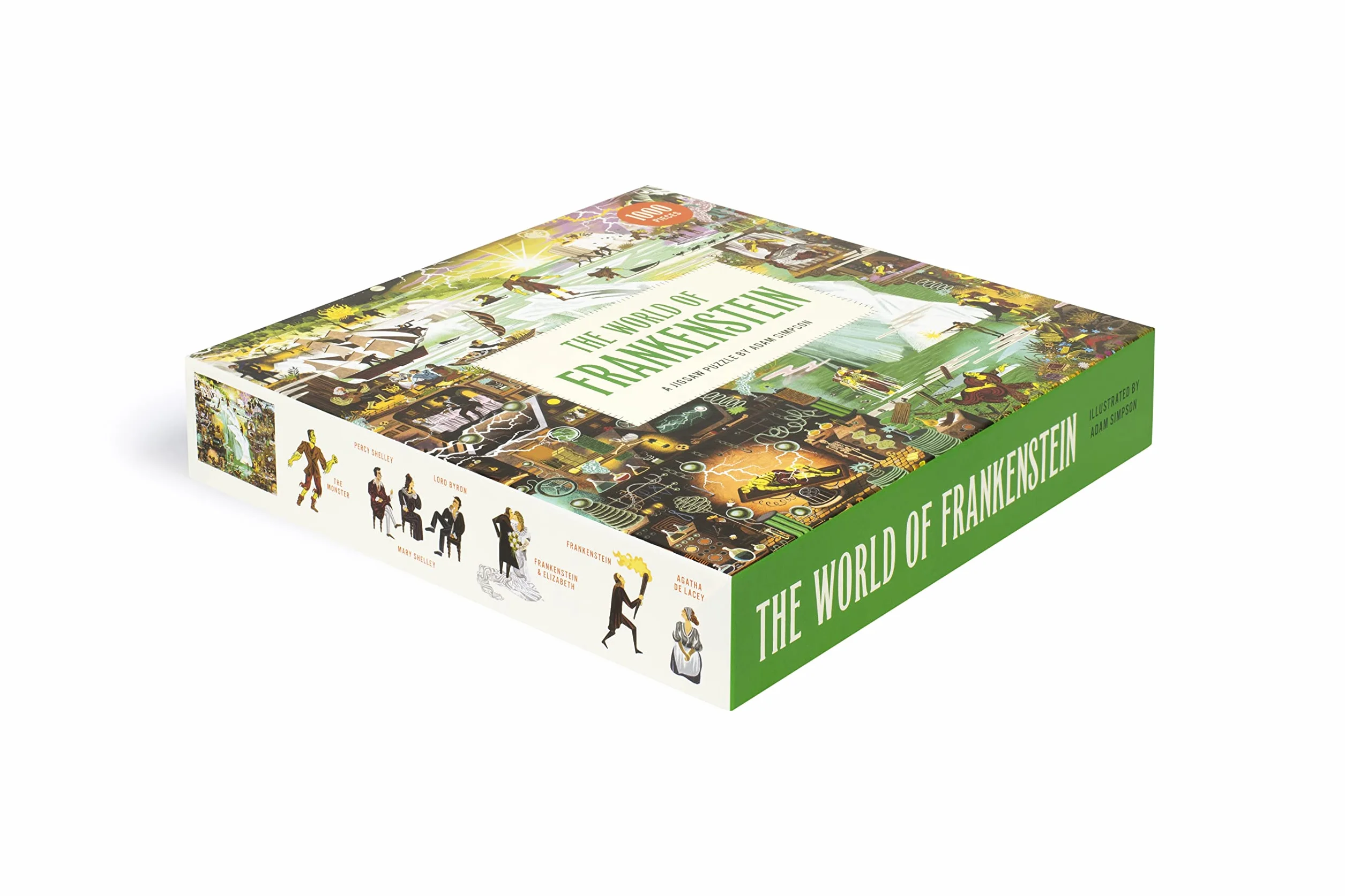 The World of Frankenstein A Jigsaw Puzzle by Adam Simpson /anglais