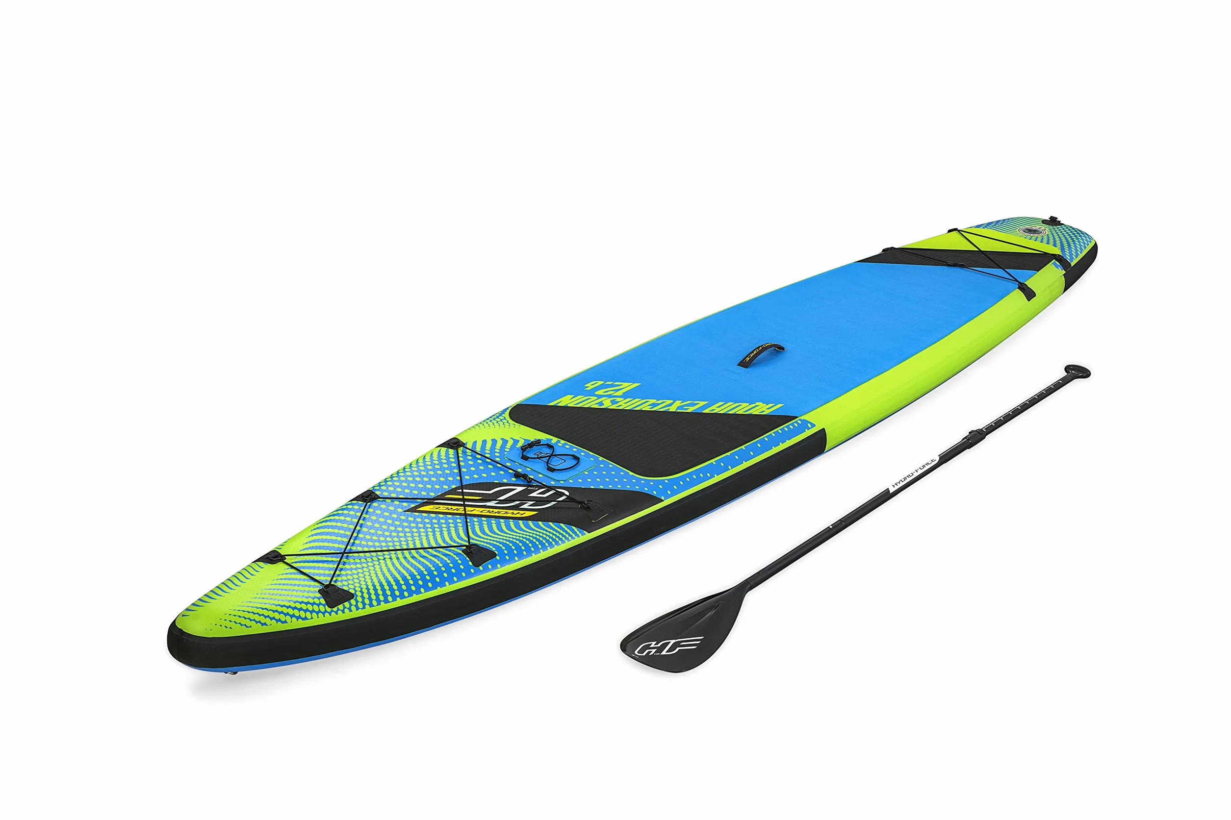 Bestway Hydro-Force Aqua Excursion Tech nadmuchiwany zestaw desek SUP z pompką ręczną, plecakiem