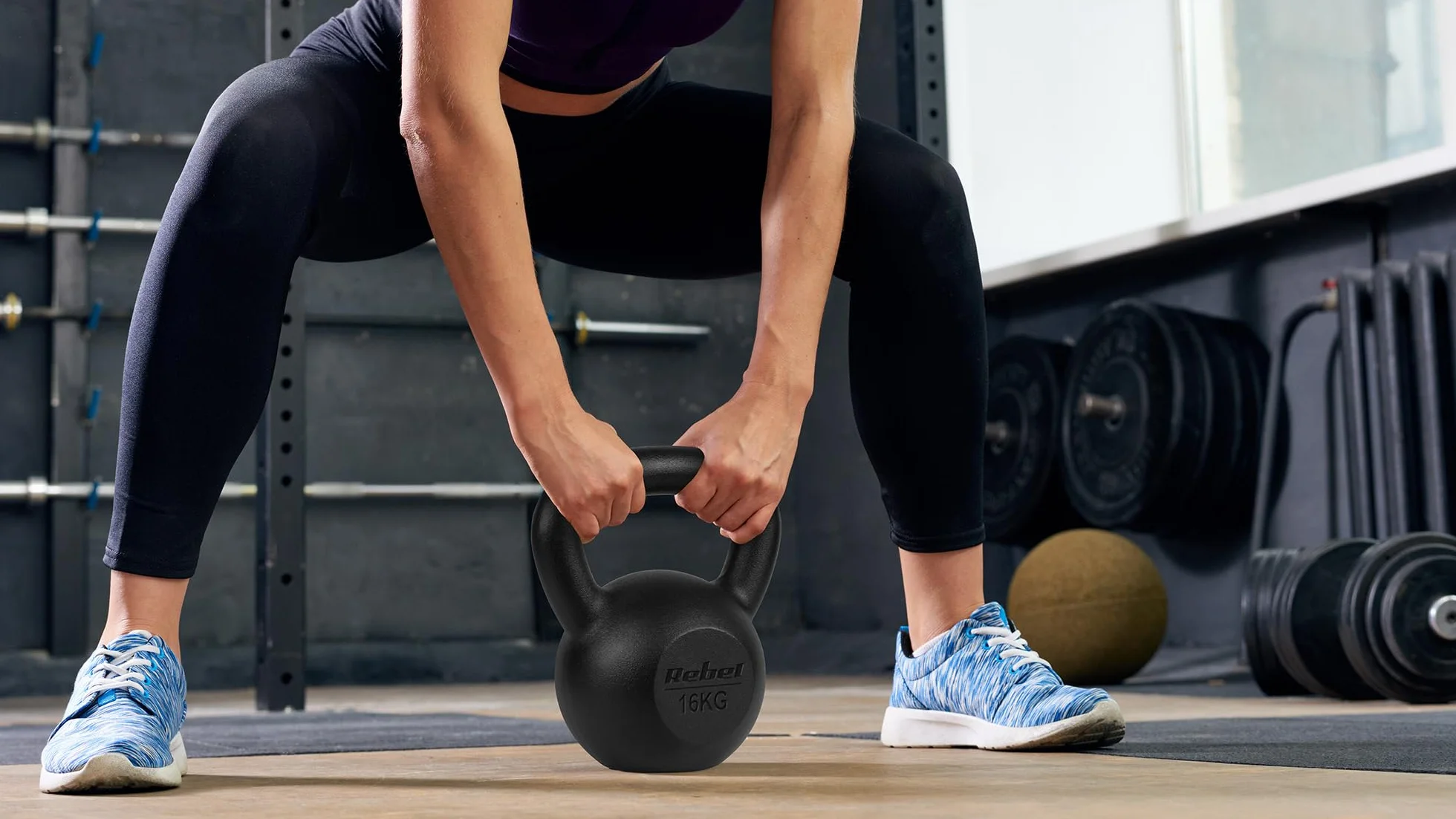 Rebel Kettlebell Żeliwny 8kg REBEL ACTIVE RBA-2323-08