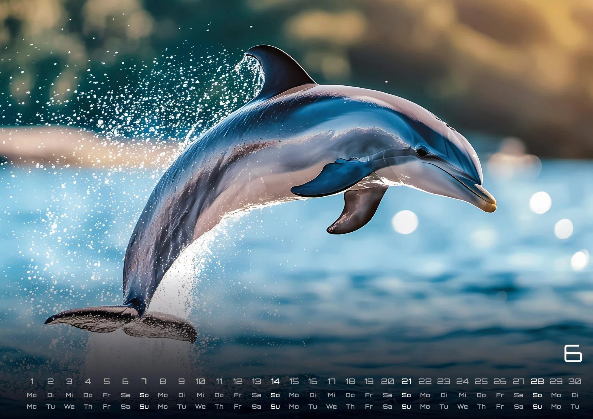 Sealife - verborgene Tiefen - 2026 - Kalender DIN A2: Der Wandkalender mit den schönsten Unterwasser-Motiven für das Jahr 2026 im extragroßen Format DIN A2 (ca. 60 x 42 cm)!