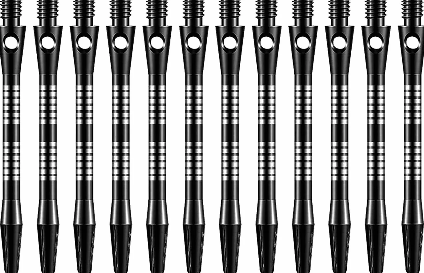 Dart shafts czarne trzonki dart lotki lotki pierścień gumowy (typ B-1)