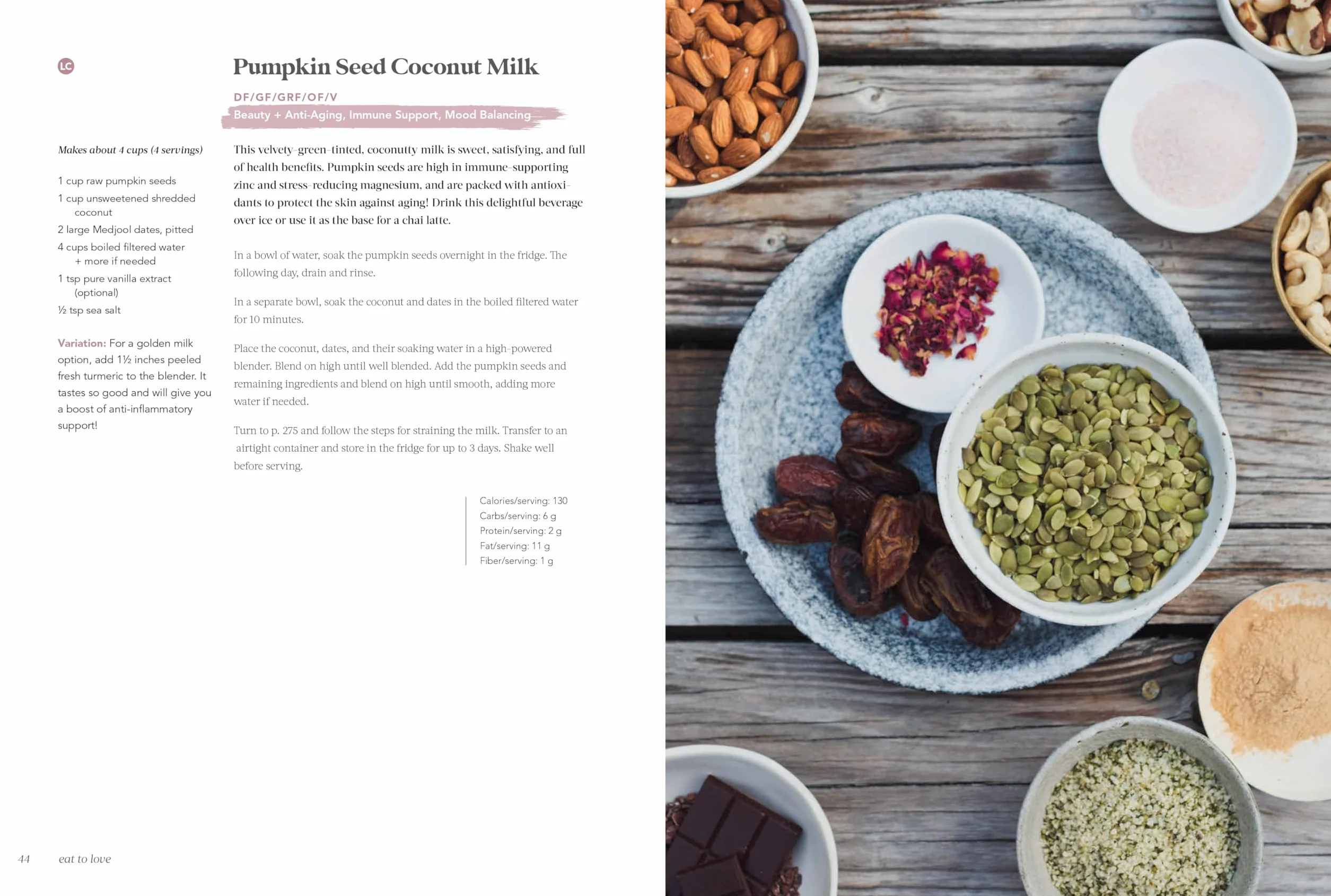 Eat to Love: Where Health Meets Flavor: 115+ Nourishing and Adaptable Plant-Forward Recipes from a Nutritional Chef: A Cookbook