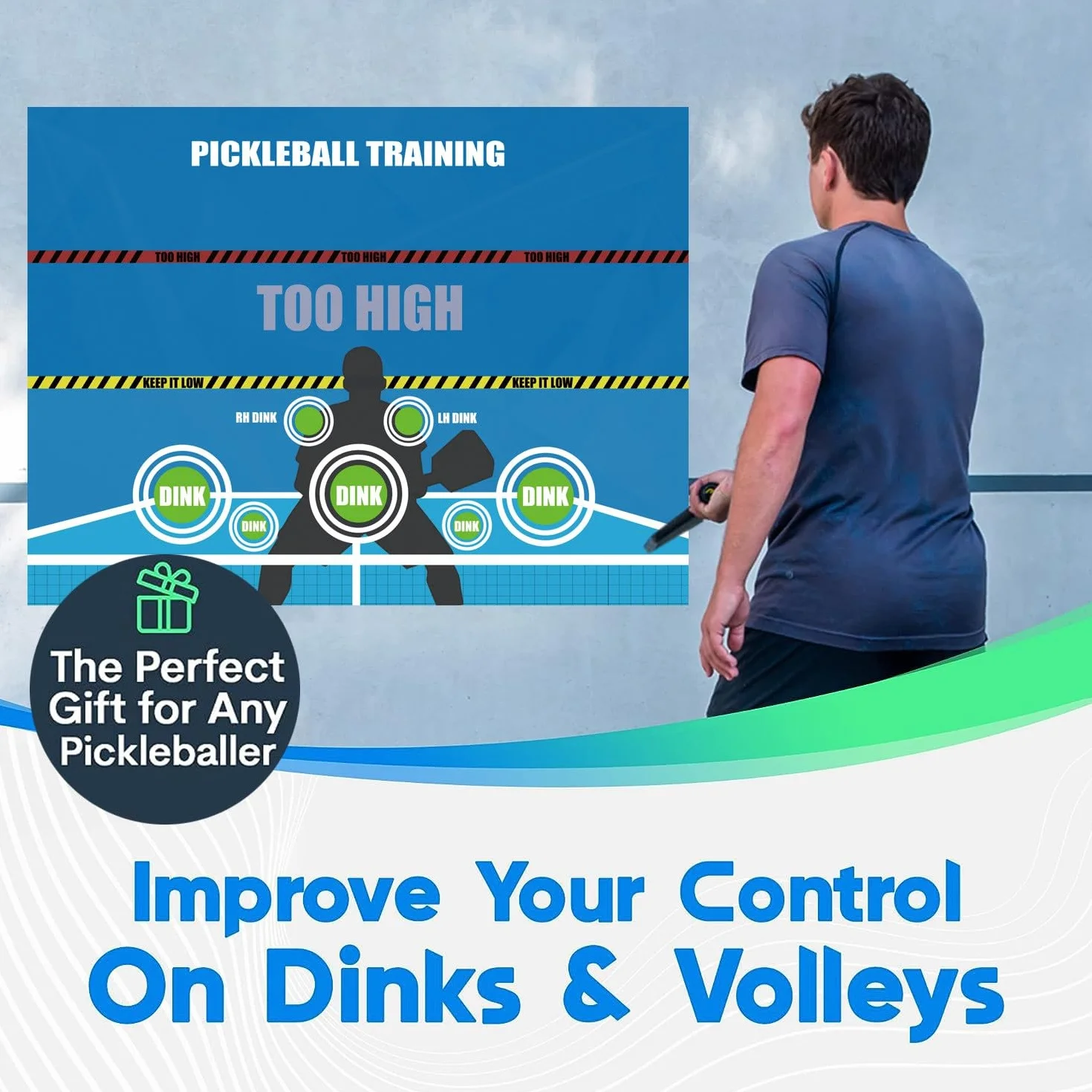 Ściana treningowa Pickleball Dink Pad do ćwiczeń