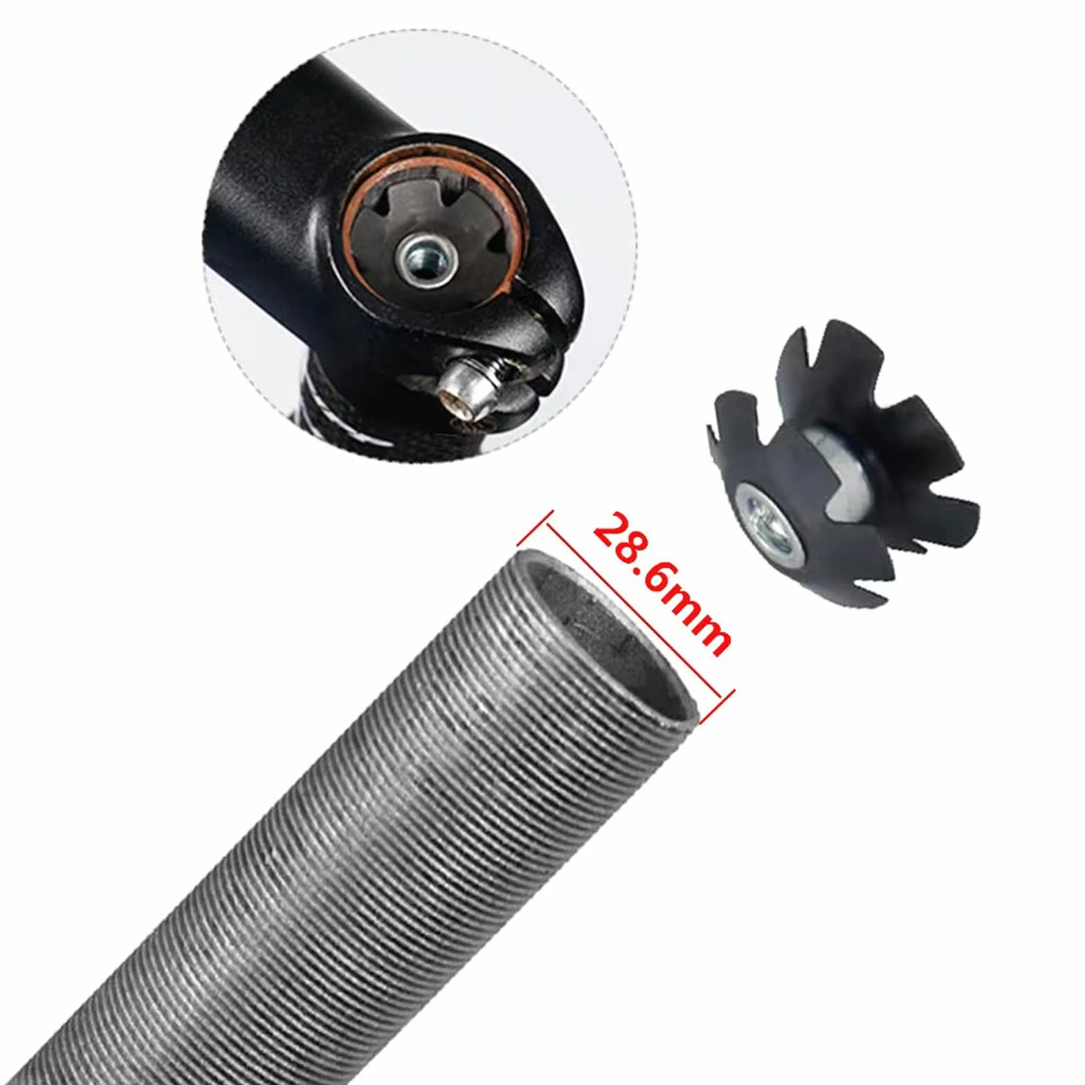 Zestaw dystansowy do kierownicy rowerowej MTB 1 1/8 podkładki 2 mm 5 mm 10 mm