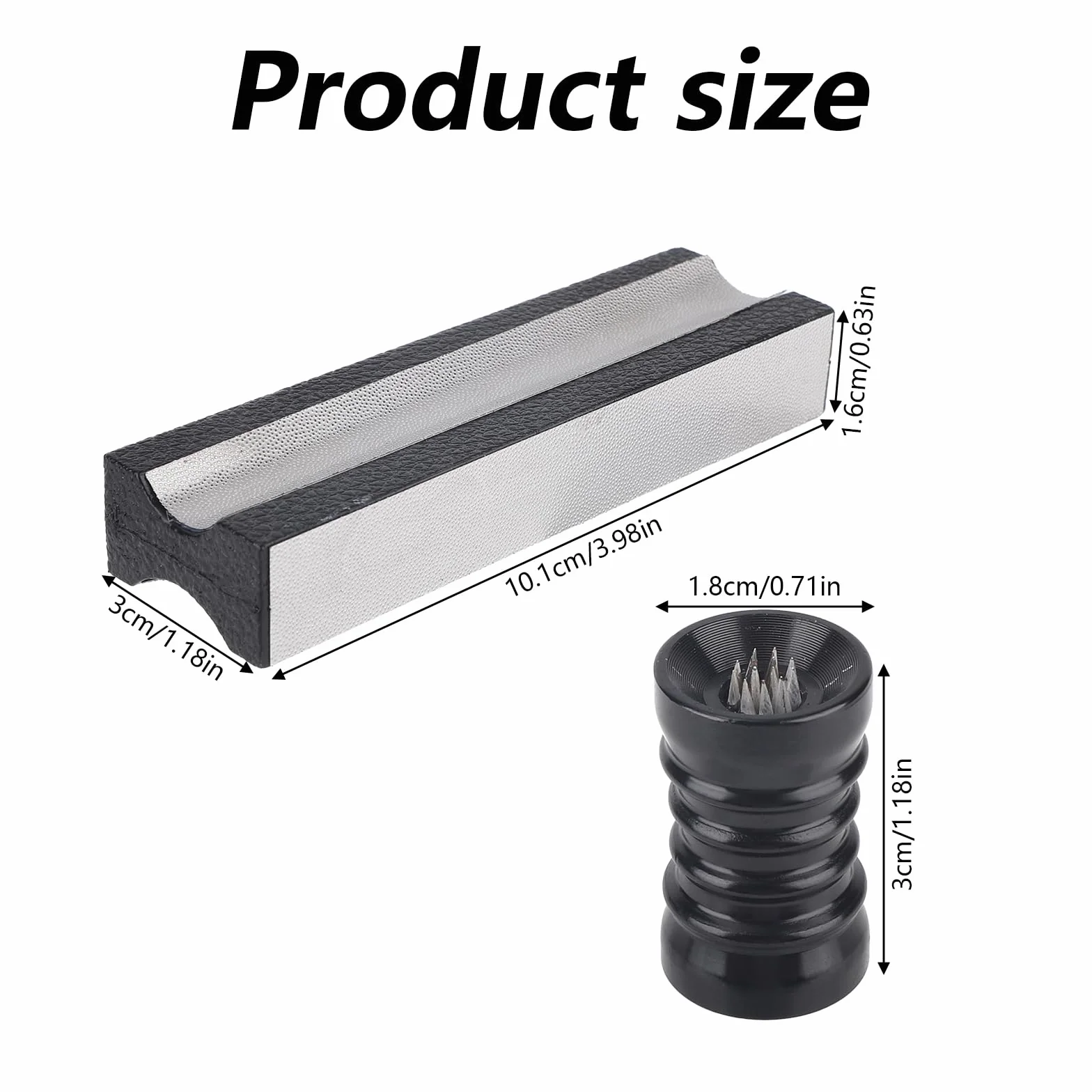 lasuroa Zestaw Narzędzi do Kształtowania Końcówek Kijów Bilardowych, Iron Dual Arc Design