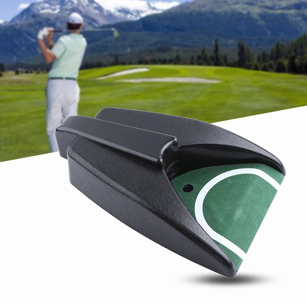 Golf Putting Cup Putt Return Machine Golf Automatyczne Putting Cup Returner Putting Cup Return Machine Training Cup Golf Auto Return System do golfa wewnątrz na zewnątrz i na podwórku