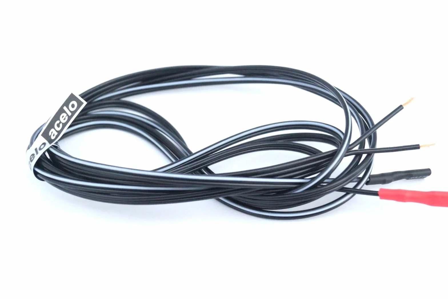 Rower kabel świetlny podwójny zestaw 210 cm 100 cm 60 cm płaska wtyczka izolowana 2-żyłowa