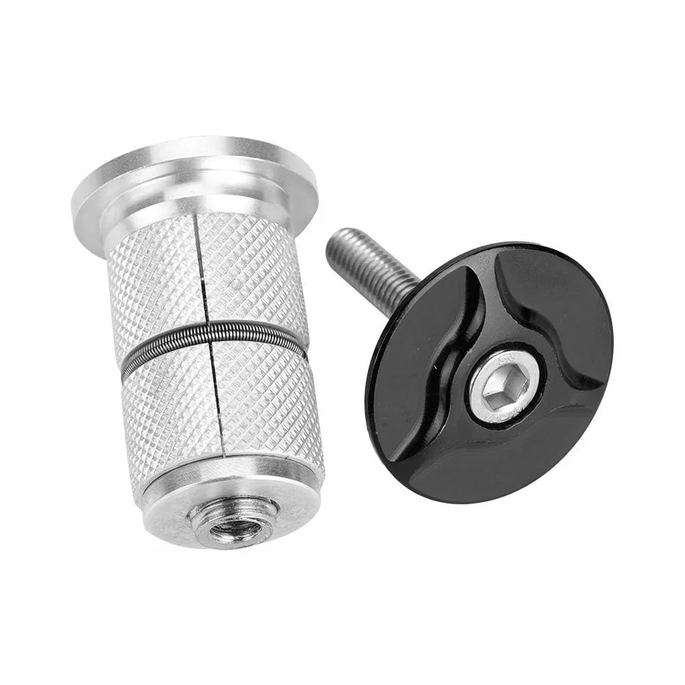 Alomejor Rowerowy zestaw słuchawkowy ze stopu aluminium 1 cal 24,5 mm 1,25 cala 28,6 mm