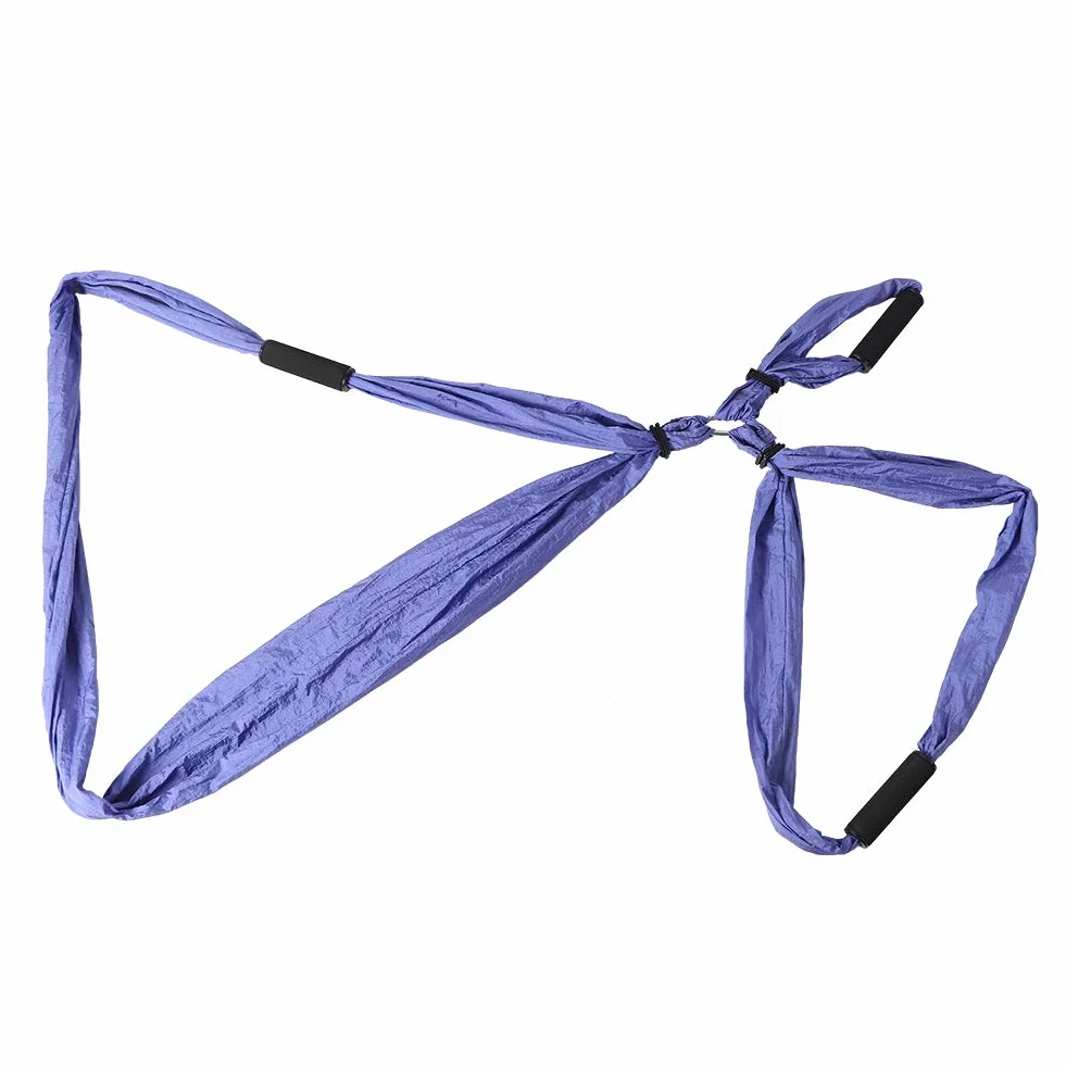 Inversion Swing Sling Yoga Hamak Powietrza Antygrawitacyjny Fitness Elegancki Fiolet
