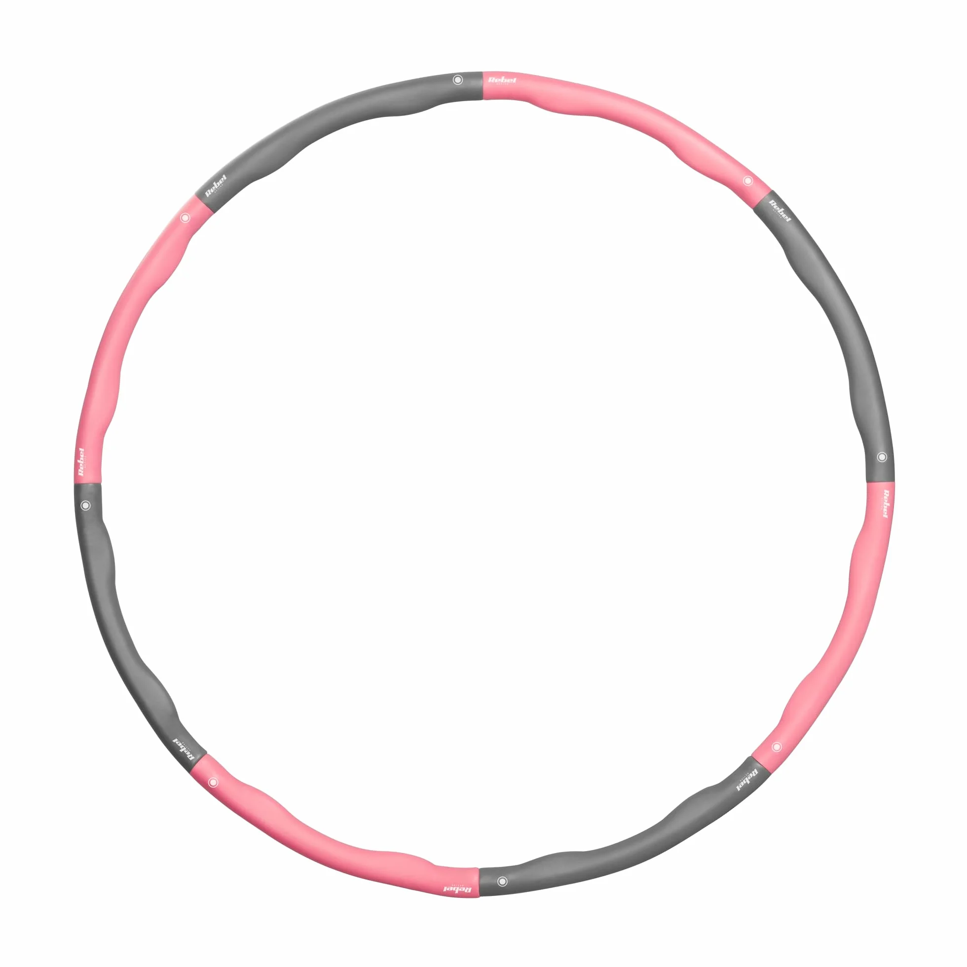 Rebel Hula Hop Odchudzające z Regulacją 70-83-95 cm Różowe RBA-3064-PK