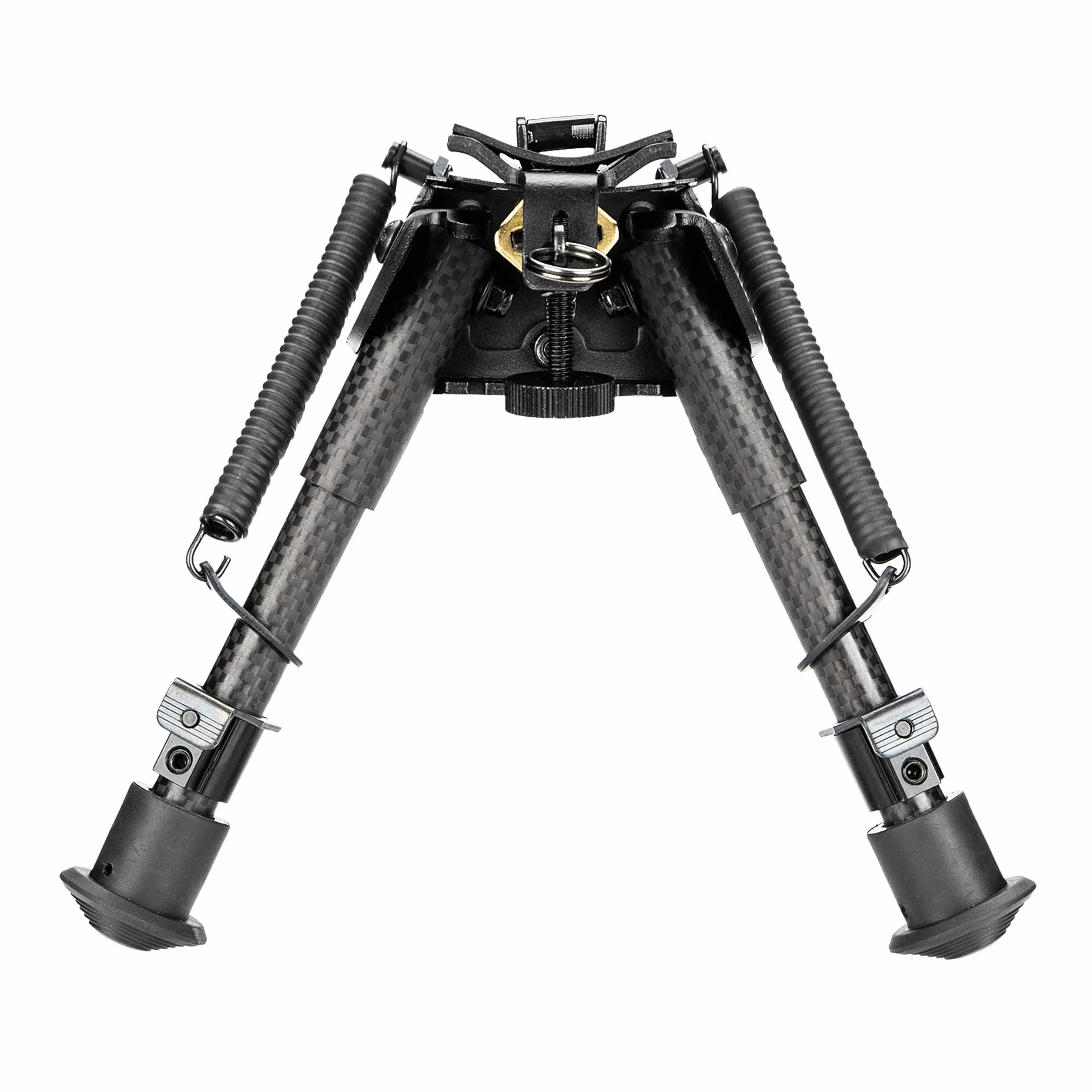 15-23 cm regulacji wysokości Bipod Carbon do broń Taktyczne dwójnóg składane nacięte nogi obrotowe z dźwignią blokującą