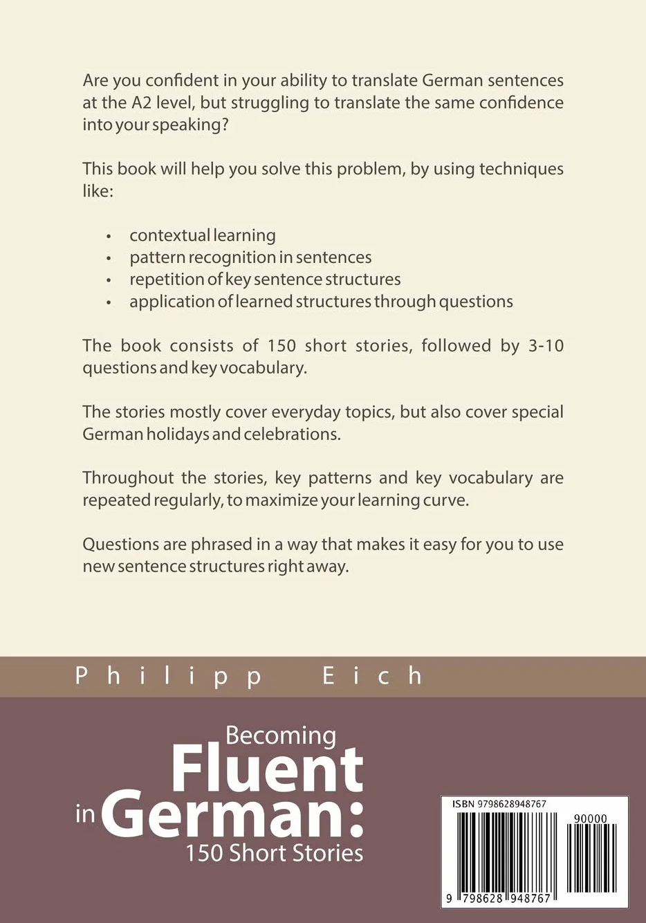 Becoming fluent in German: 150 Short Stories: 1