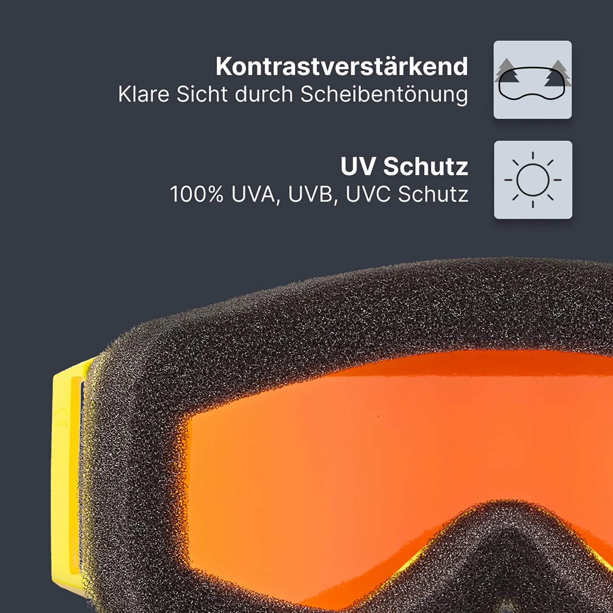 uvex speedy pro - gogle narciarskie dla dzieci - wzmacniające konstrast - powiększone pole widzenia bez zaparowania