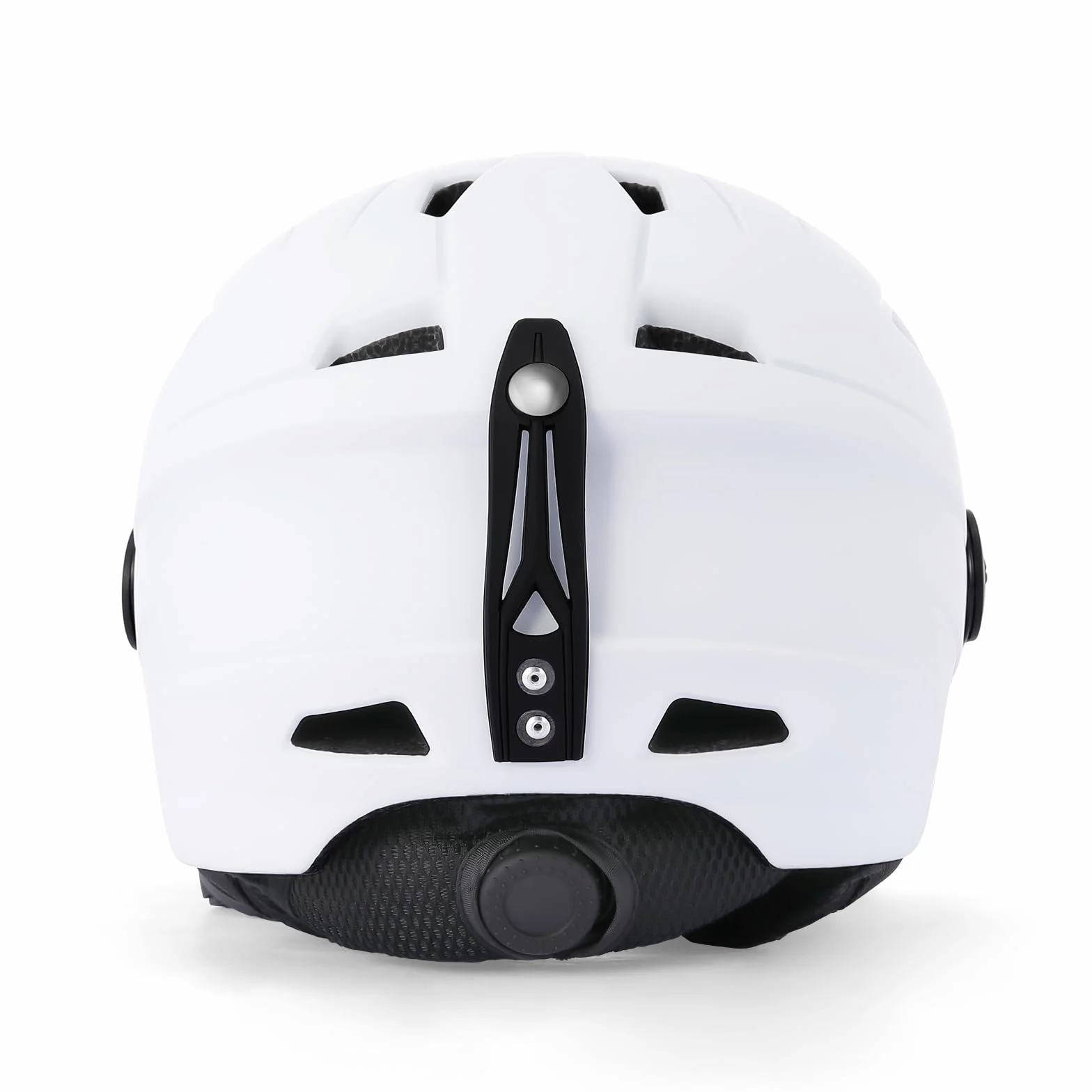 TOMSHOO Kask narciarski ze zdejmowanymi goglami, wewnętrzną wyściółką i nausznikami, certyfikowany, bezpieczny i lekki kask snowboardowy