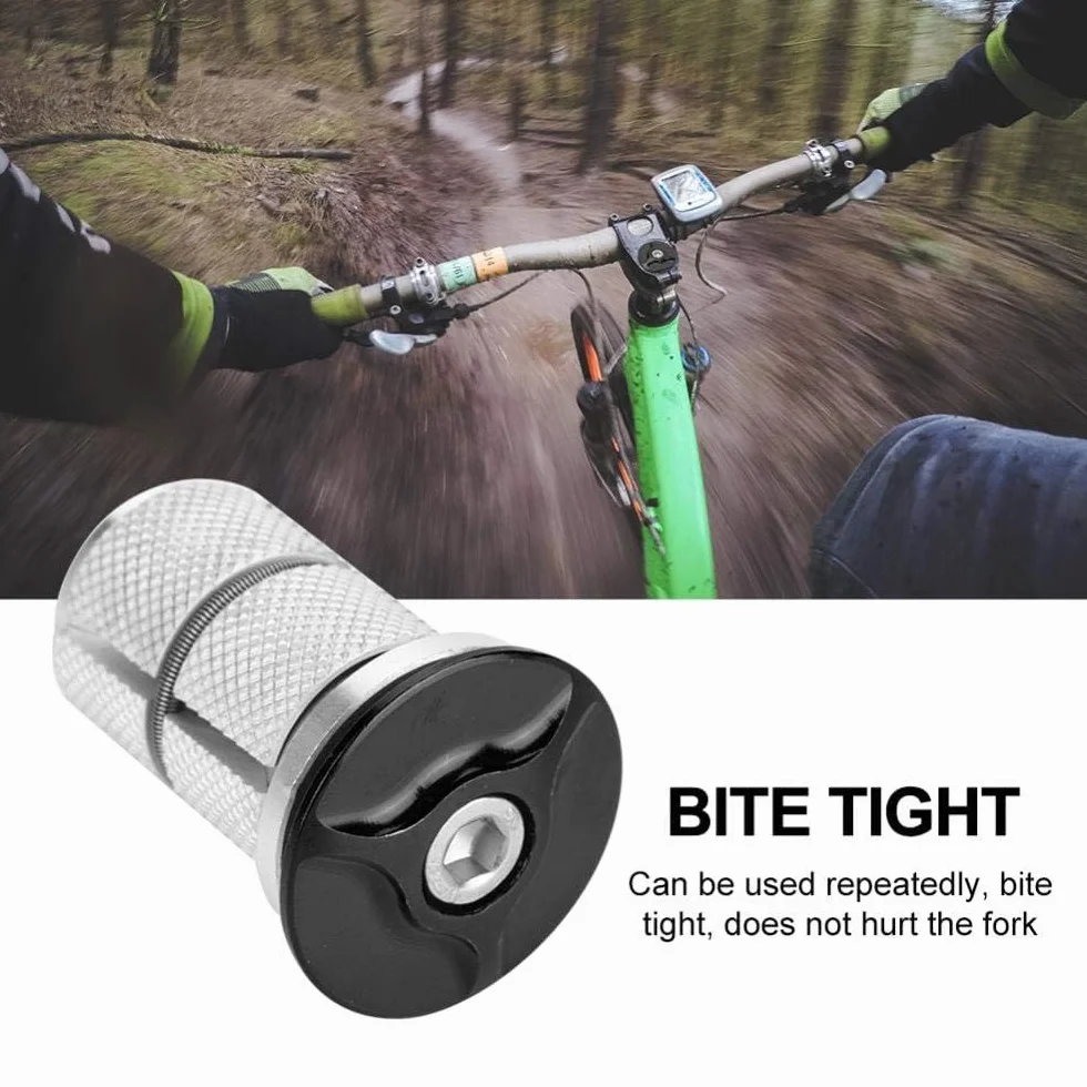 Alomejor Rowerowy zestaw słuchawkowy ze stopu aluminium 1 cal 24,5 mm 1,25 cala 28,6 mm