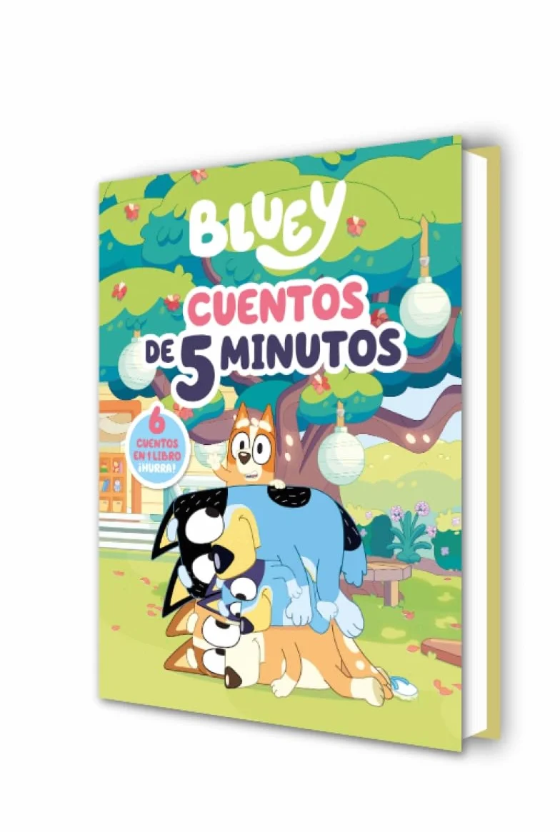 Bluey. Recopilatorio de cuentos - Cuentos de 5 minutos: 6 cuentos en 1 solo libro