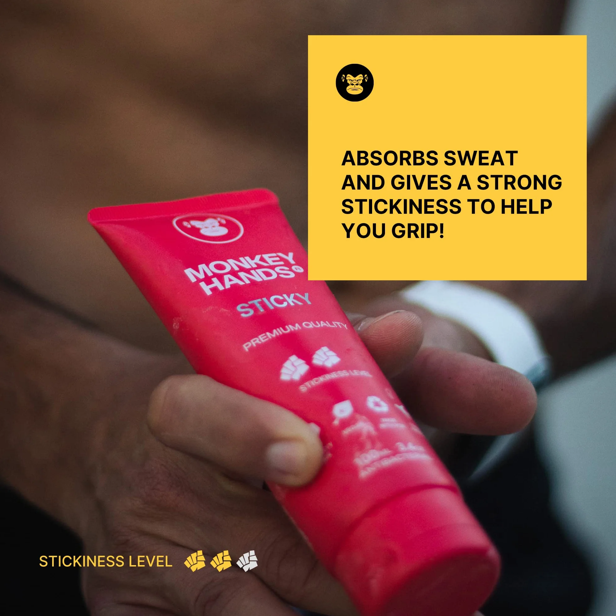 Monkeyhands Grip Booster Hydro Strong Gel Grip Sticky do nawilżania i wzmacniania przyczepności