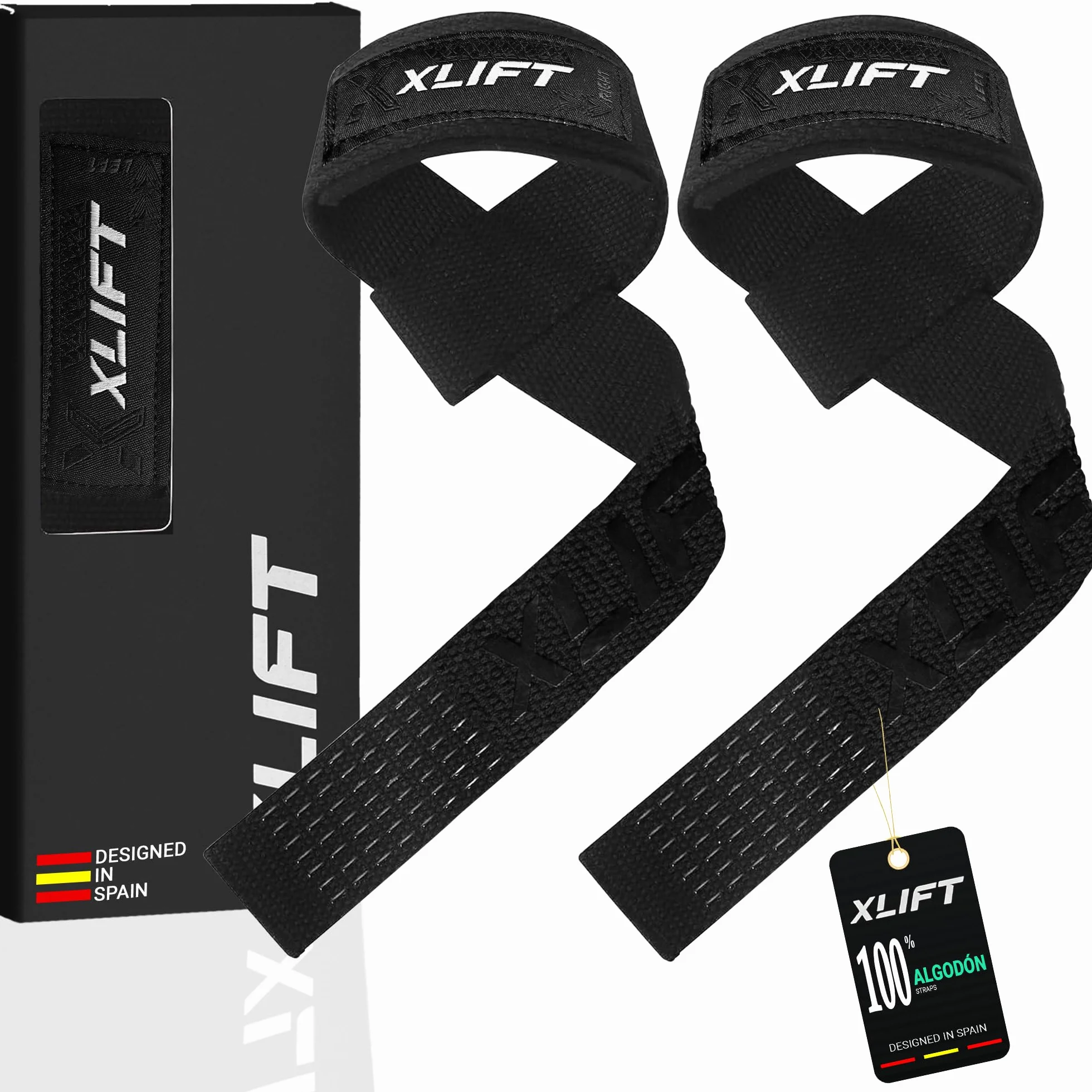 XLIFT Paski do podnoszenia ciężarów antypoślizgowe akcesoria treningowe