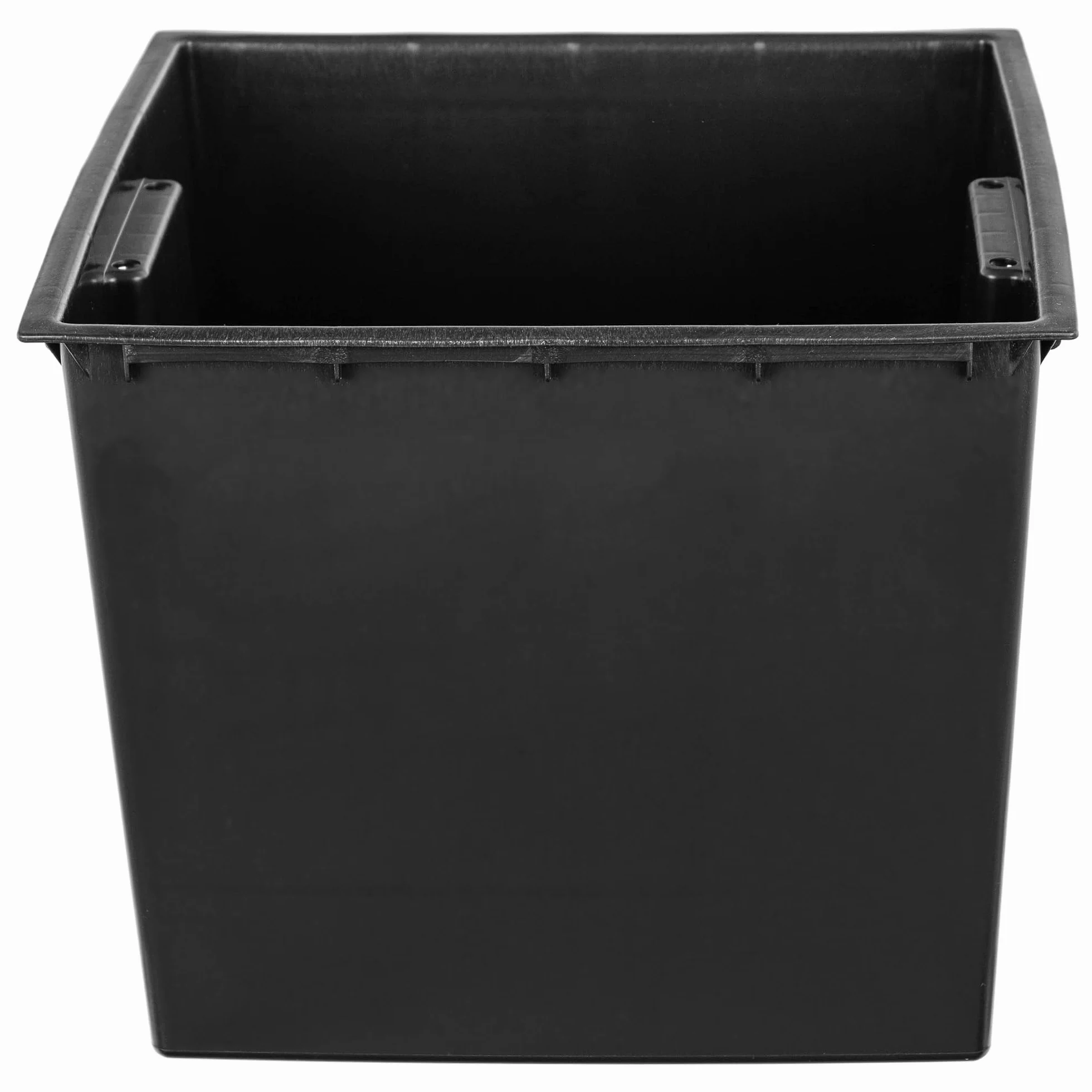 KADAX Wkładka 35 cm do doniczek, czarna wkładka z tworzywa sztucznego, wkładka z tworzywa sztucznego z uchwytami do przenoszenia doniczek, prostokątna, doniczka wewnętrzna (34,5 x 28 cm)