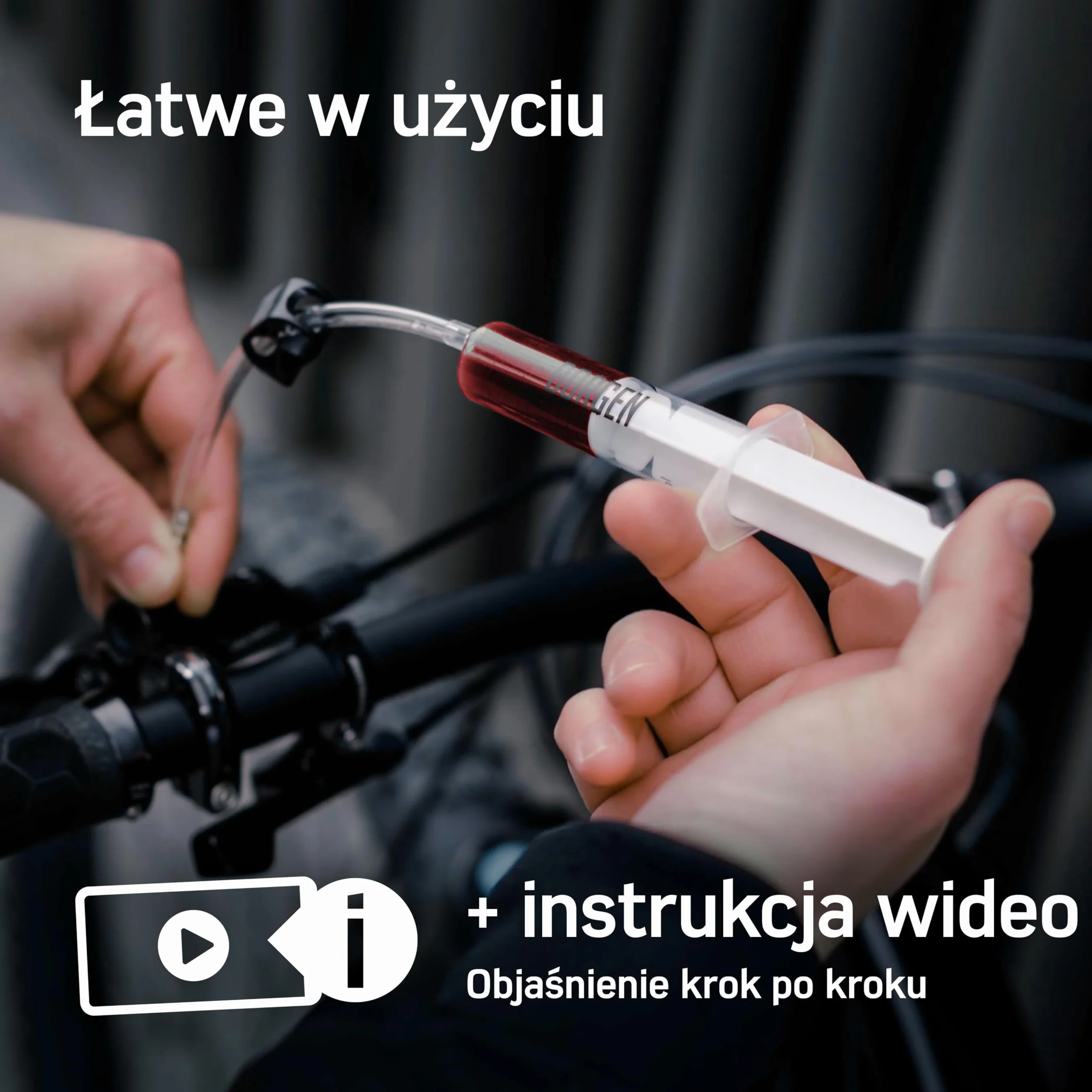 Borgen Zestaw do odpowietrzania Shimano do hydraulicznych hamulców tarczowych, zestaw serwisowy do hamulców tarczowych, zestaw do odpowietrzania z instrukcją krok po kroku, w tym olej hydrauliczny do hamulców tarczowych