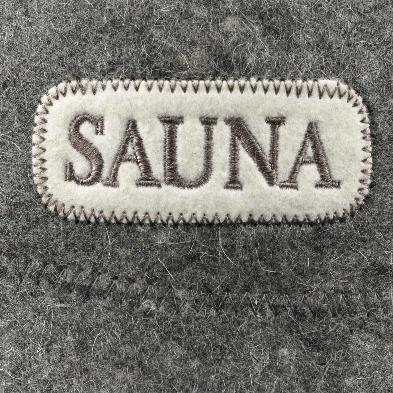 LIPODO Sauna kapelusz filcowy gladki jednokolorowy z haftem Unisex Caly rok