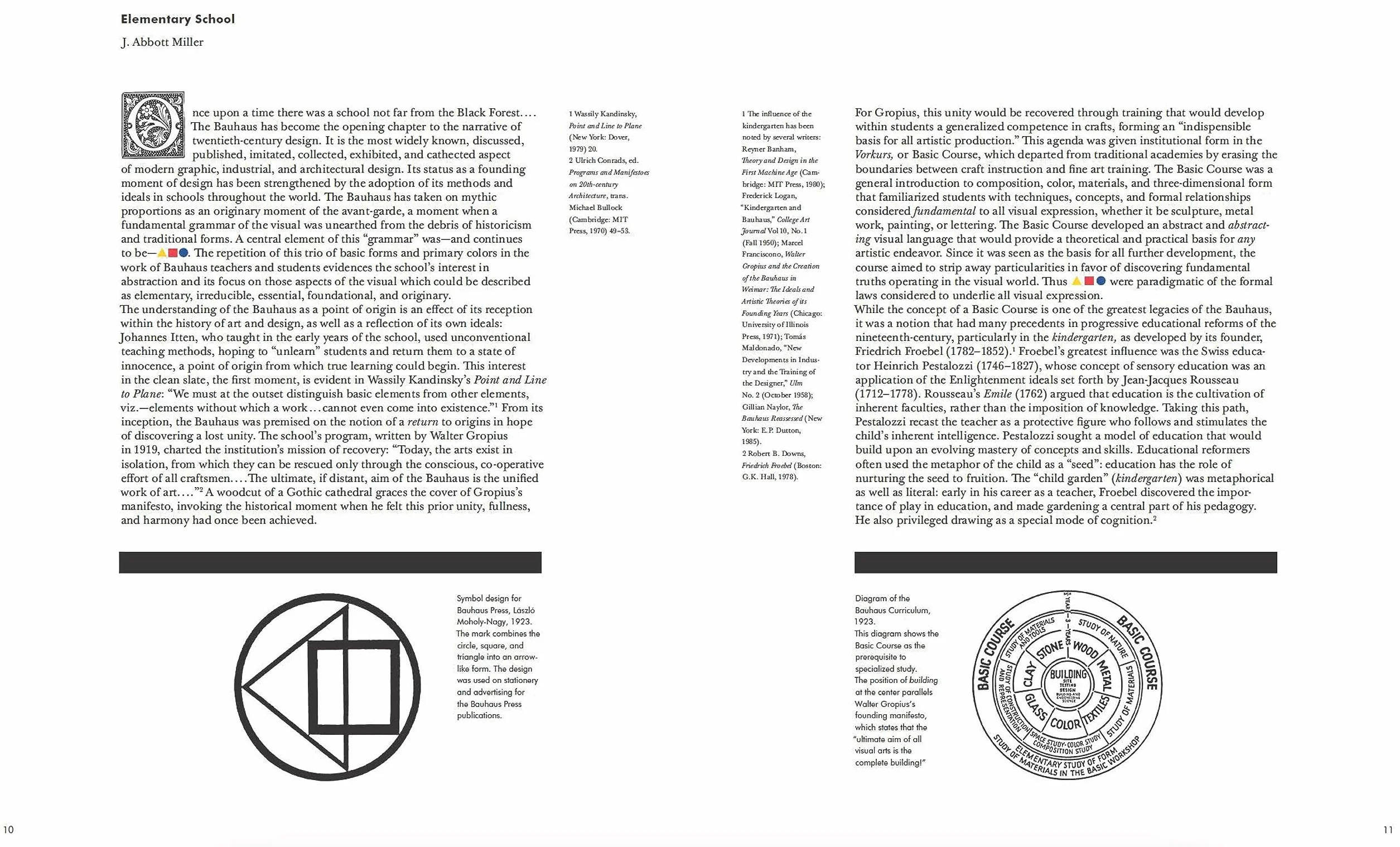 The Abc's of Triangle Square Circle: The Bauhaus and Design Theory