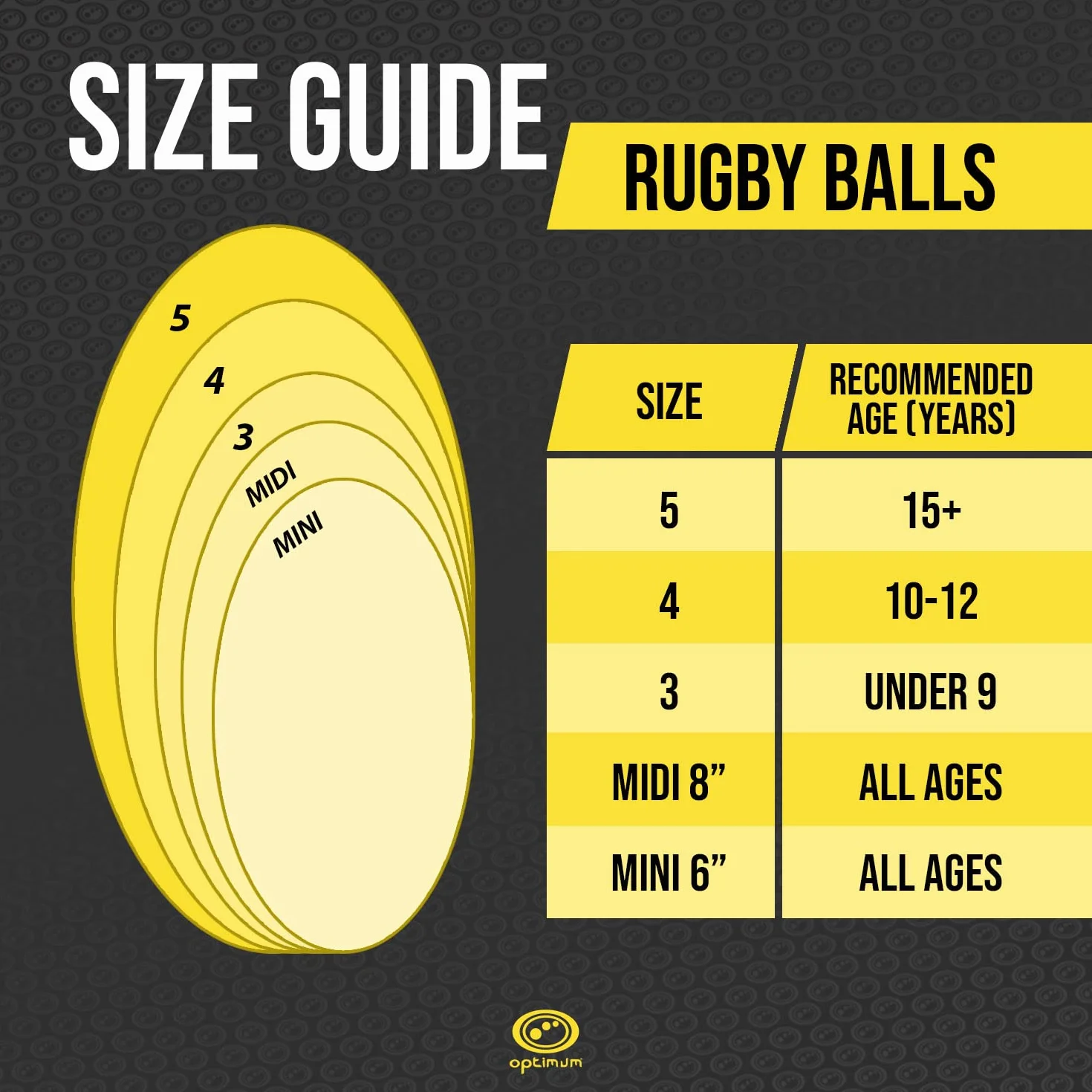 OPTIMUM Dino City Rugby Ball Midi