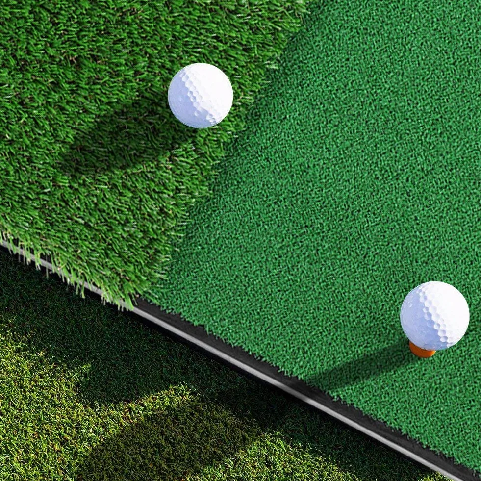 Podwójna murawa mata golfowa, podwójna podkładka do huśtawki, gumowa podeszwa, mata do ćwiczeń golfowych, profesjonalna zimowa mata do golfa, do ogrodu, podwórka, wewnątrz i na zewnątrz