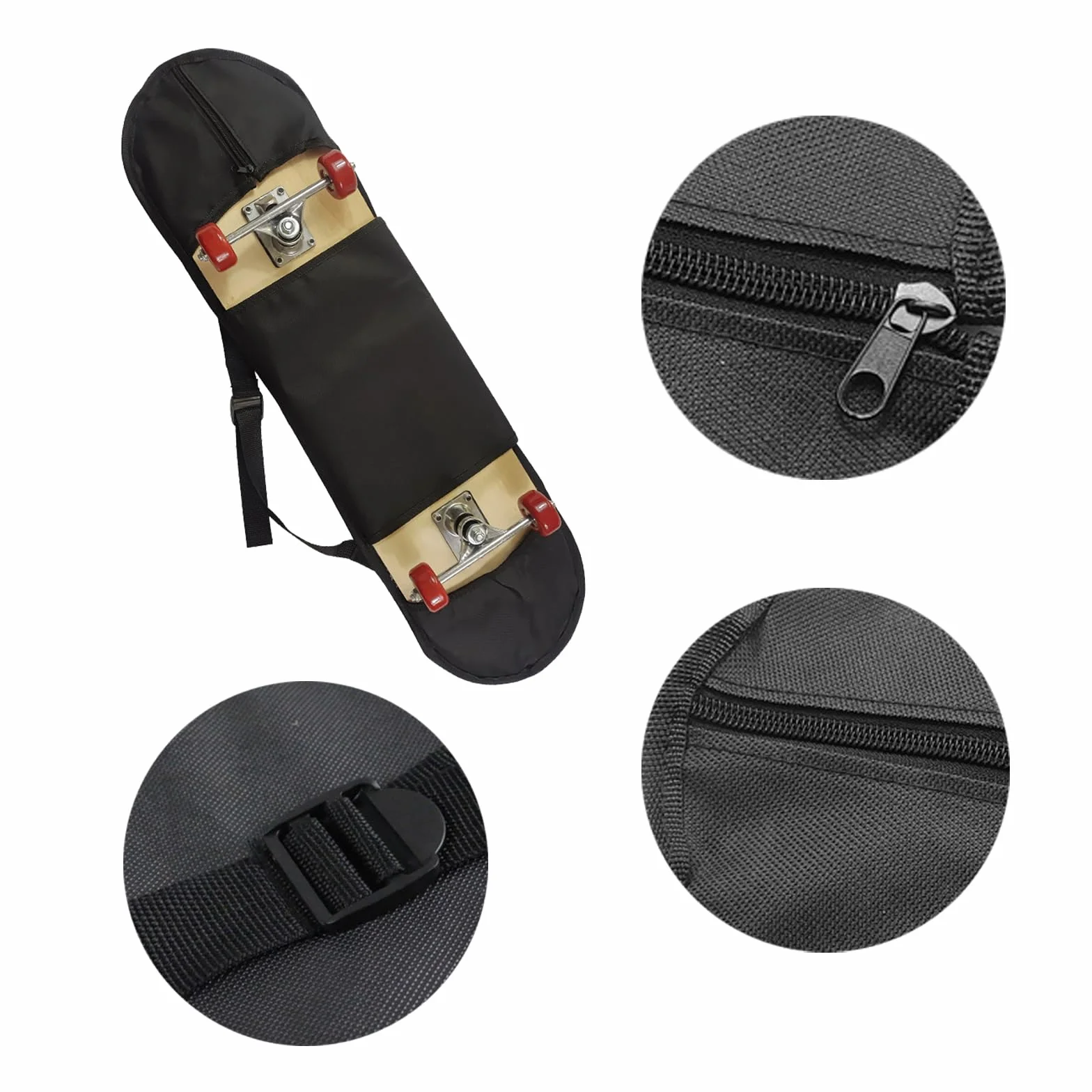 Torba na deskorolkę, wodoszczelna, 2 sztuki, torba na deskorolkę, torba longboard, nadaje się do ochrony deskorolki, do zabawy na świeżym powietrzu i w podróży
