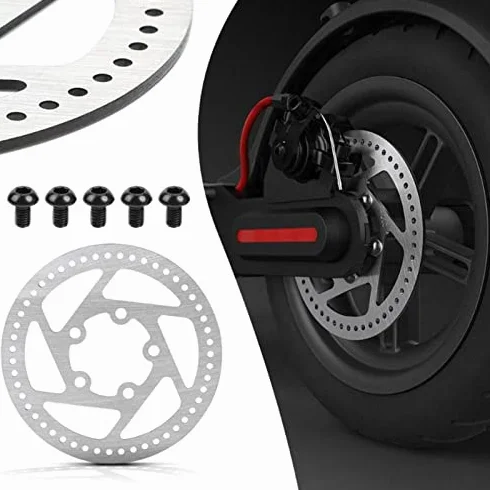 Tarcza Hamulcowa E-skuter, 120 Mm 5 Otworów Tarcza Hamulcowa ze Stali Nierdzewnej do Skutera Elektrycznego M365/PRO/PRO2