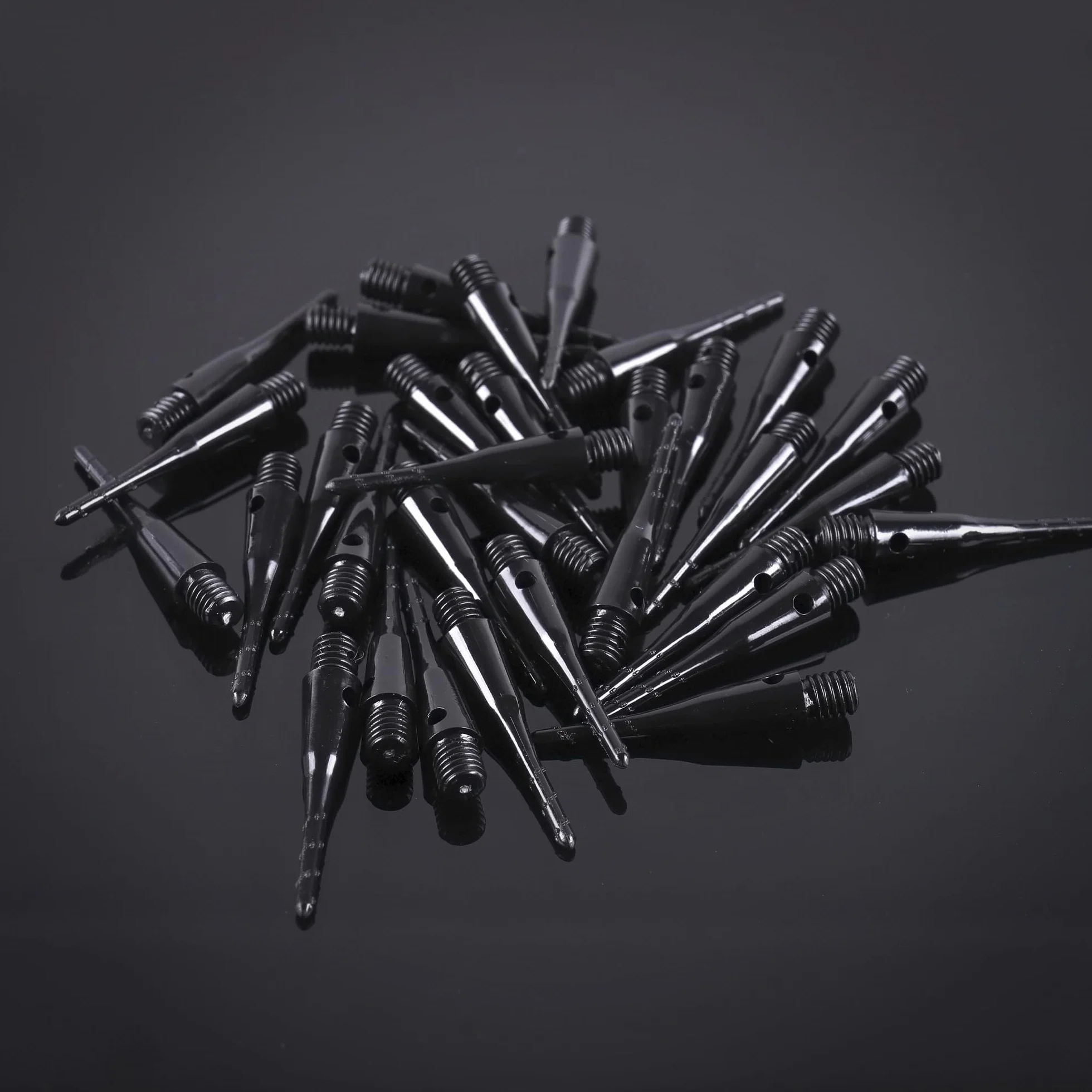 CyeeLife 2BA Thread Soft Tip Dart Point 200 sztuk, akcesoria do rzutek - czarne