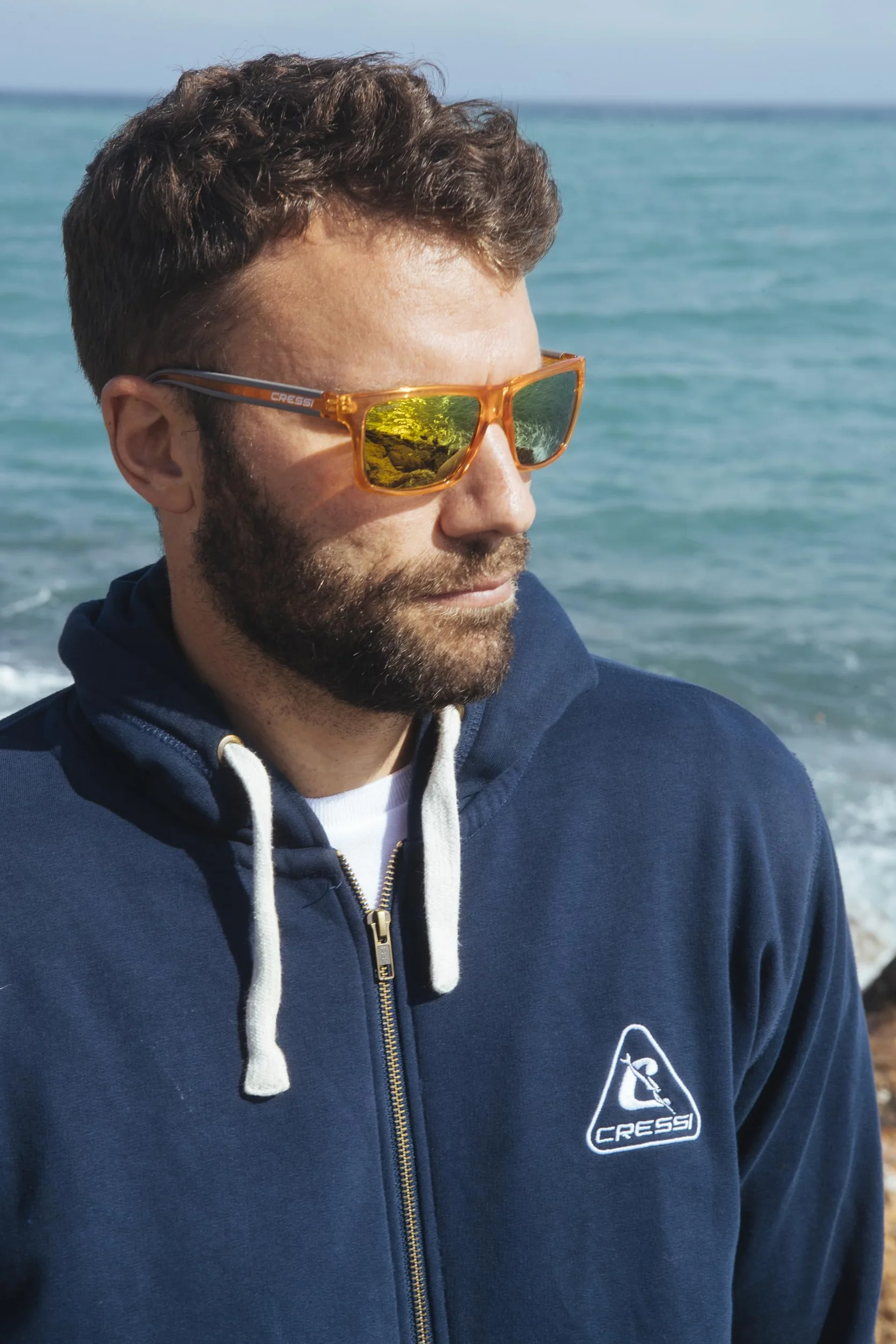 Cressi Rio Sunglasses Sportowe Okulary Przeciwsłoneczne Czarny Zielony