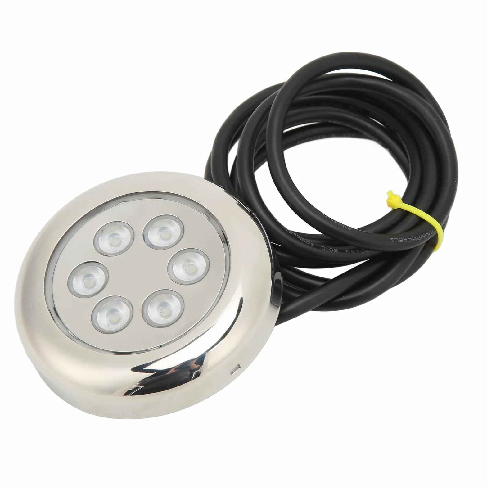 LED Podwodne światła łodzi, 3.5in IP68 wodoodporny LED podwodne światło, montaż powierzchniowy, 12V-24VDC, podwodne światło pawęż dla łodzi Jachty Rejsy Statki Żaglówki Ponton pawę