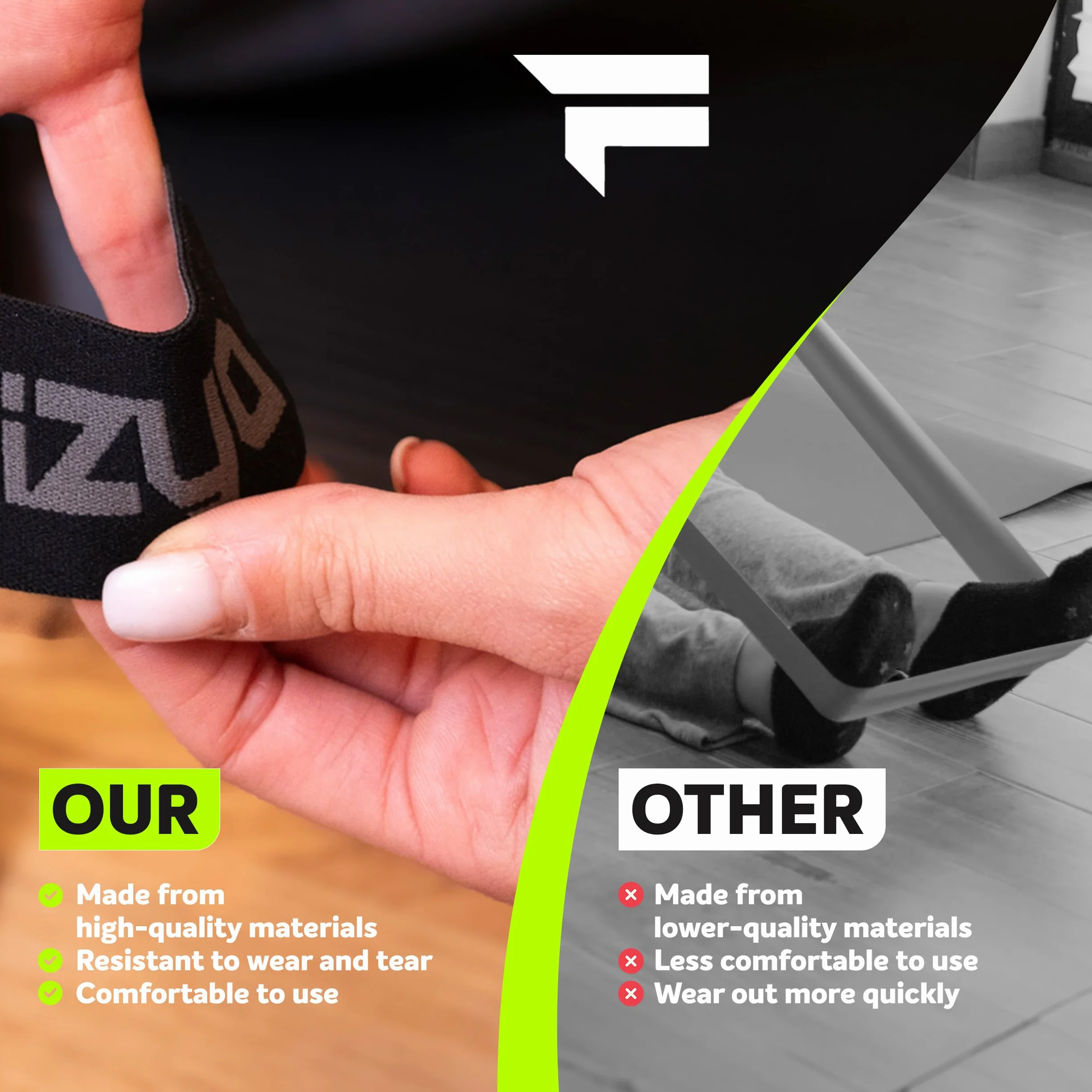 Pasek do Jogi z 10 Pętlami - Elastyczna Taśma do Rozciągania Nóg, Fitness, Pilates, Rehabilitacji