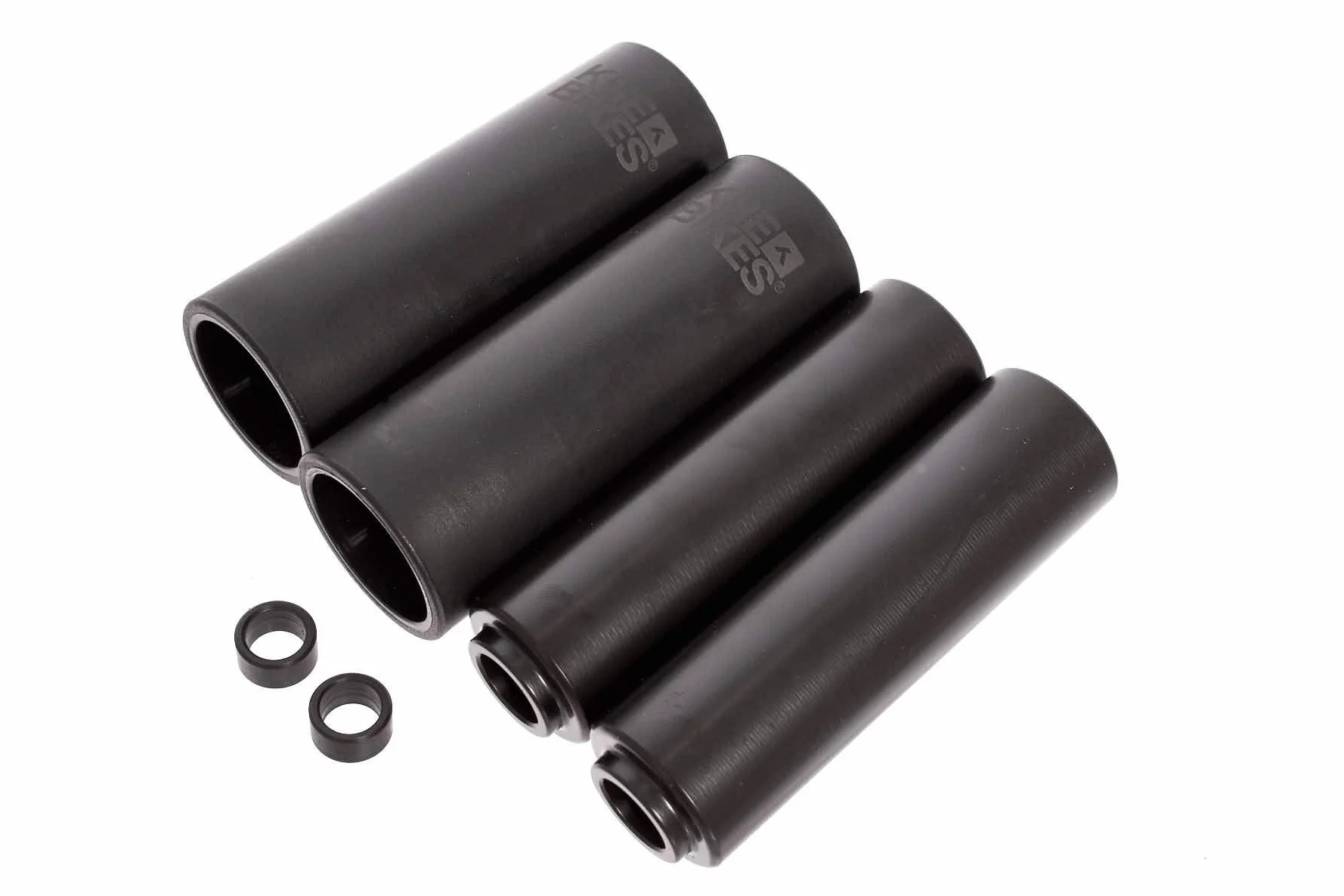 KHE 2ND PRO BMX Pegs CrMo rdzeń z włókna nylonowego 10 mm 14 mm czarny para