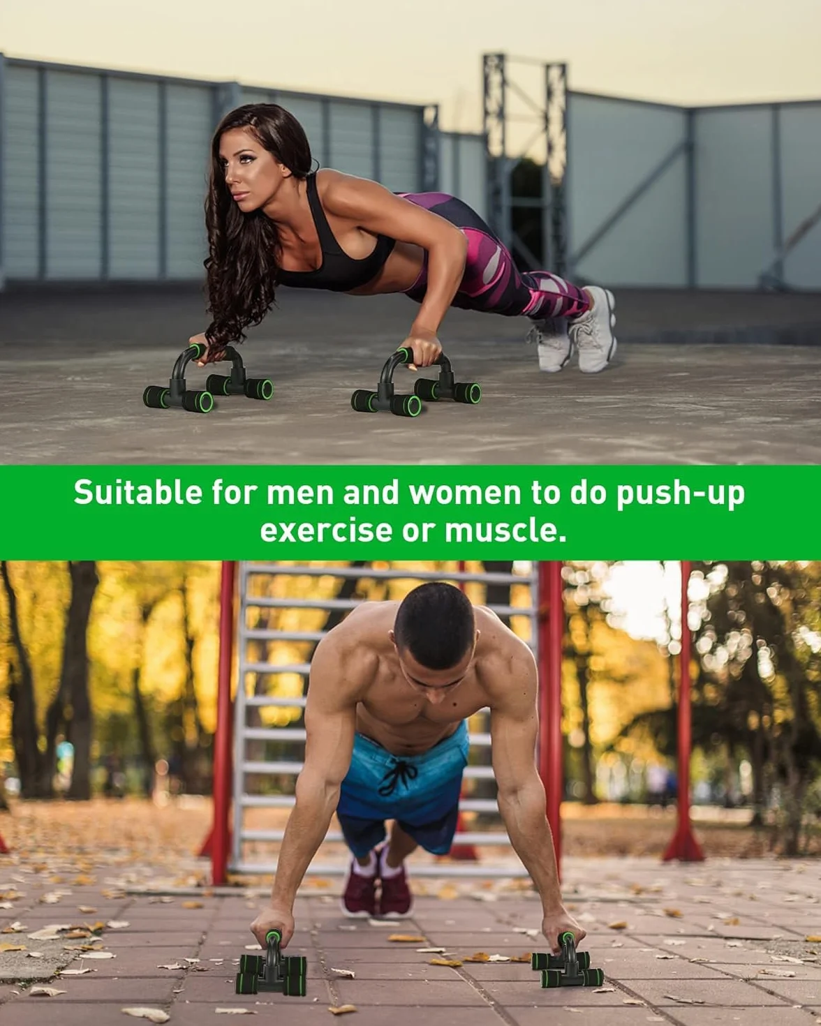 Zestaw uchwytów do pompek dla mężczyzn i kobiet, do treningu, na siłowni, sprzęt do ćwiczeń na podłogę, do fitnessu