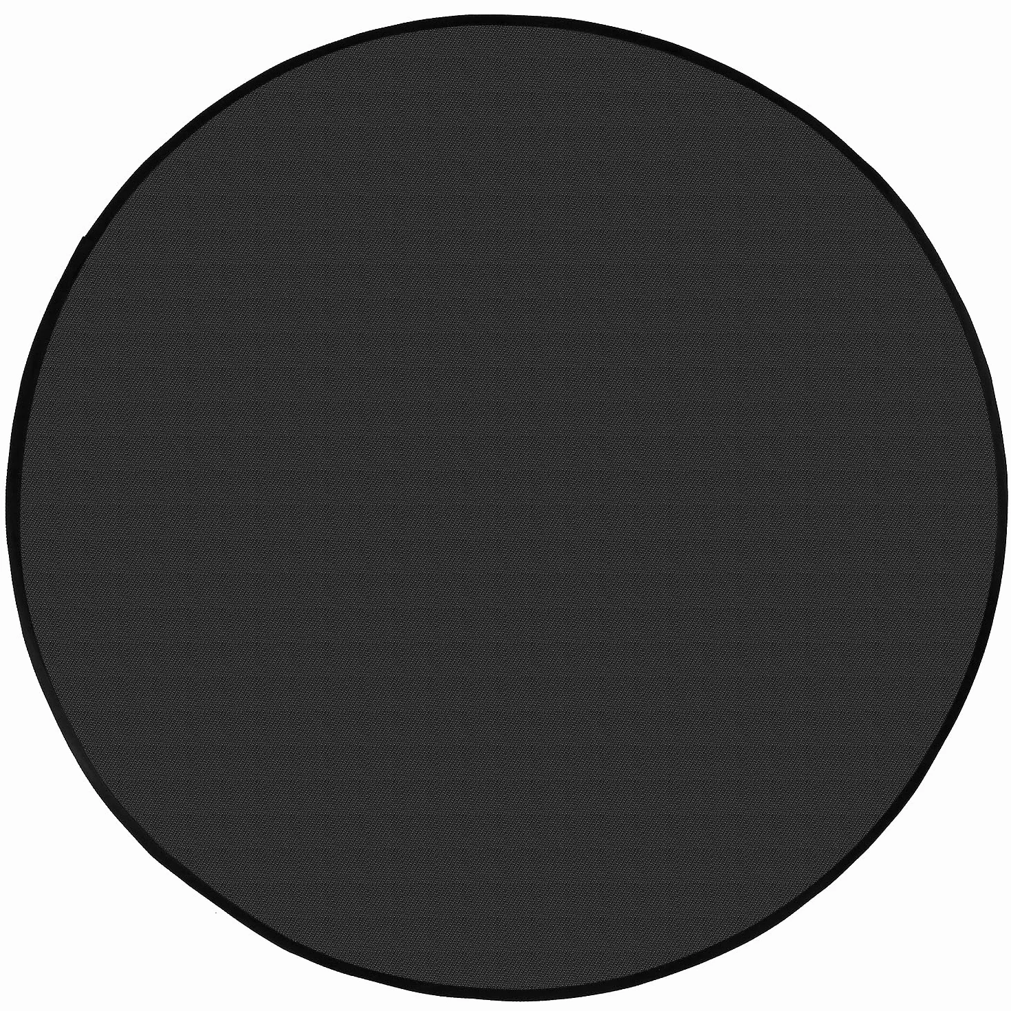 QWORK® Okrągła mata do paleniska 102 cm, pogrubiona, odporna na ciepło, mata ognioodporna na taras, trawę, patio, grill, kemping