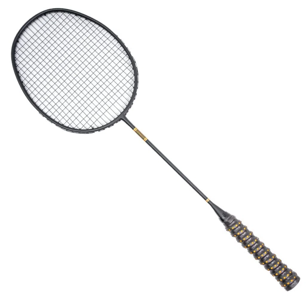 Full Carbon Fiber Ultralight 60g Badminton Rackets With Bags Strings Professional Racquet Sports For Adult(B)