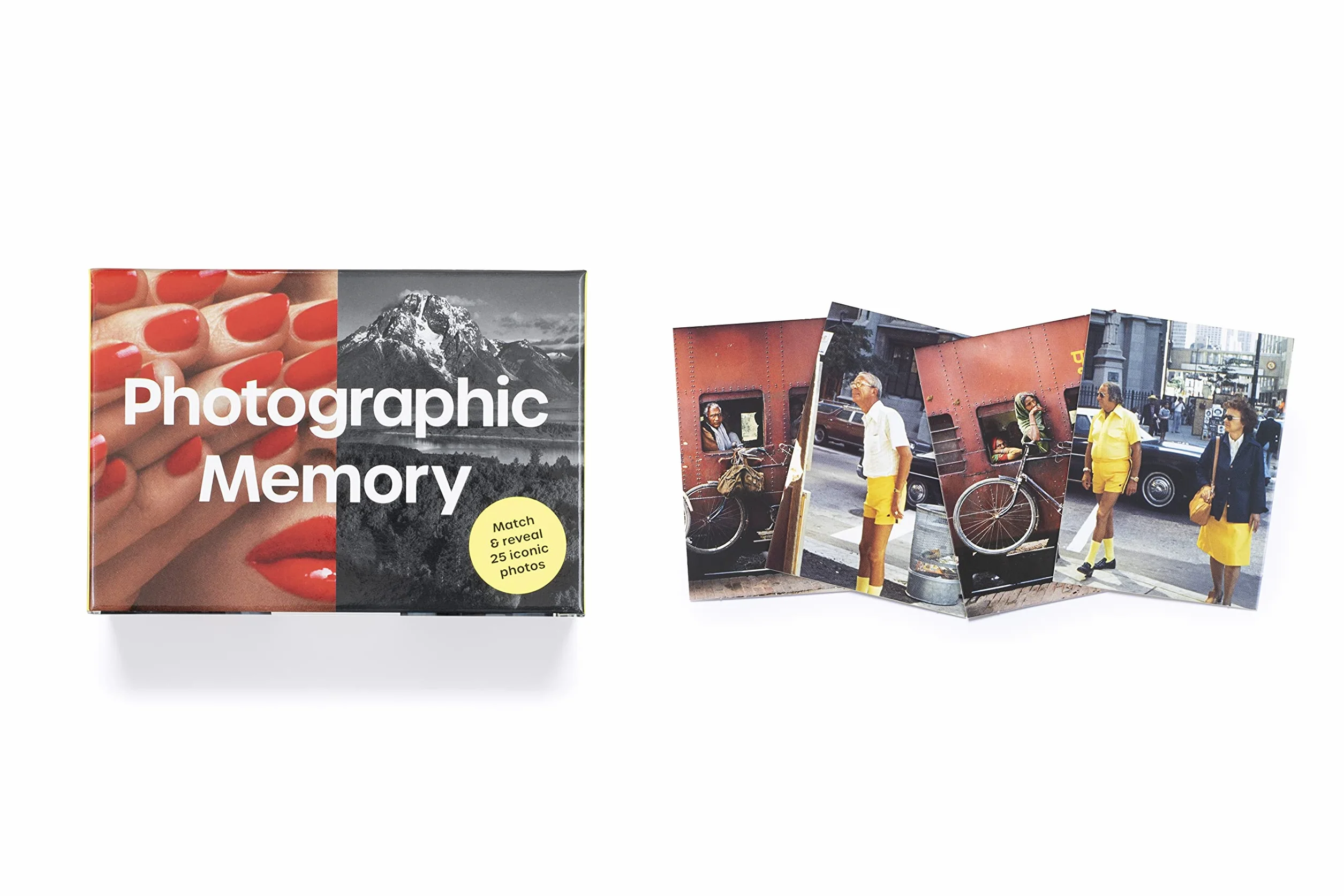 Photographic Memory /anglais: Match & reveal 25 iconic photos