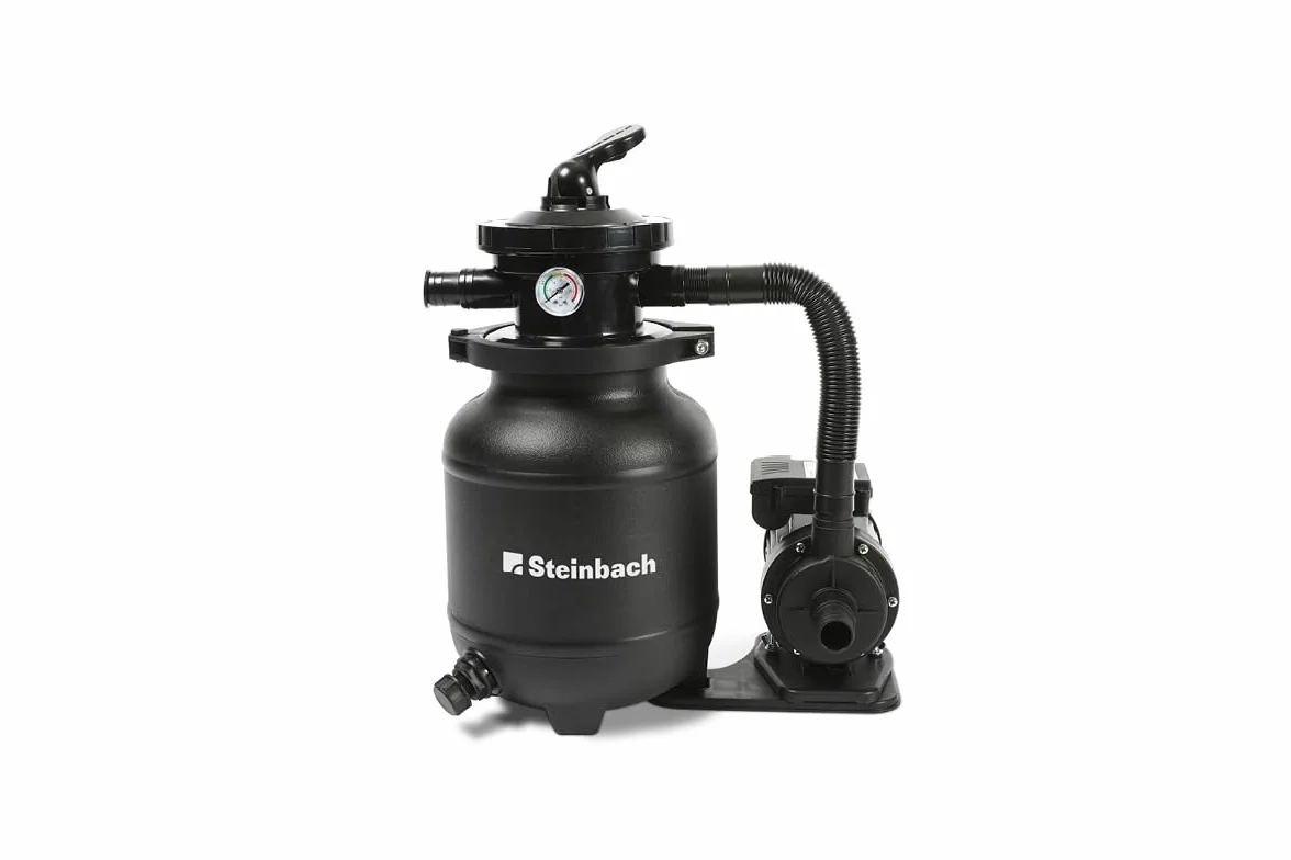 Steinbach Instalacja filtrująca Classic 250N, wydajność cyrkulacji 3,8 m³/h, 230 V/200 W, zawór 7-drożny, przyłącze Ø 32/38 mm, 040385