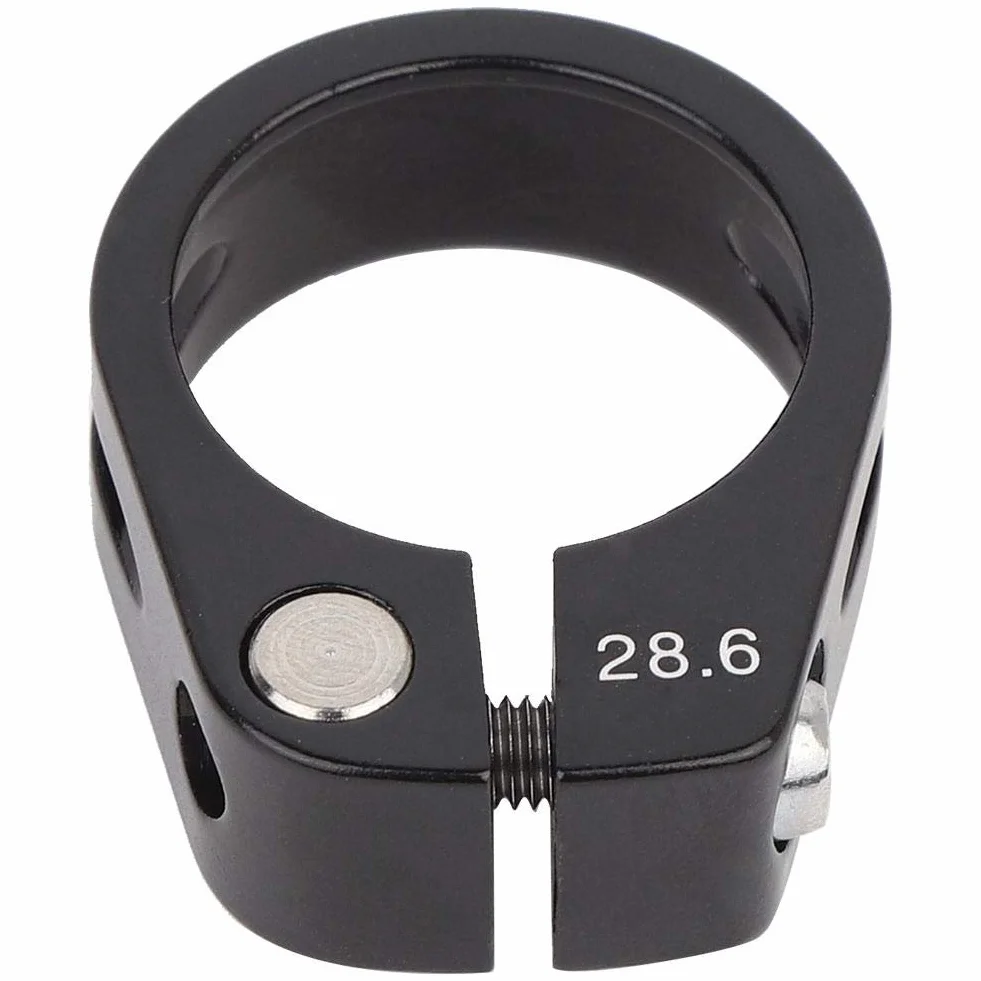 Zacisk do rur ycle 28,6 mm ze stopu aluminium rowerowy zamiennik czarny