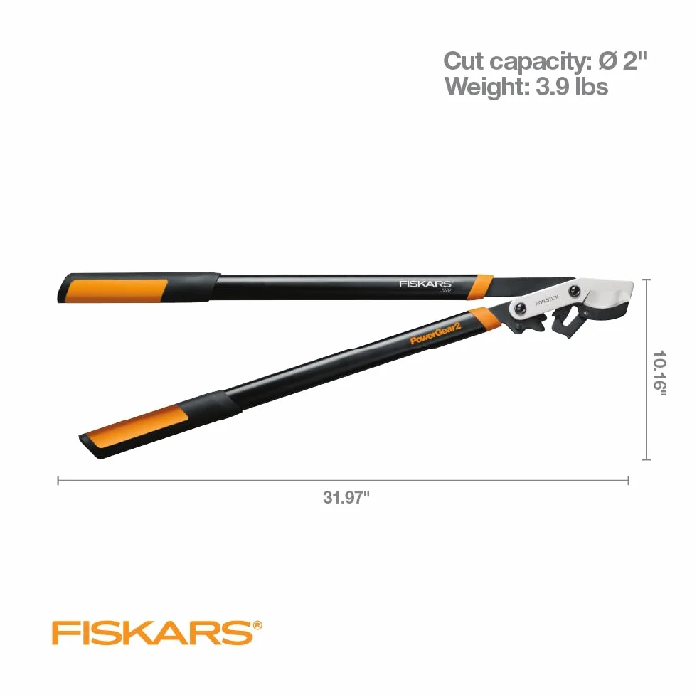 Fiskars 32-calowy PowerGear2 Lopper, import z USA