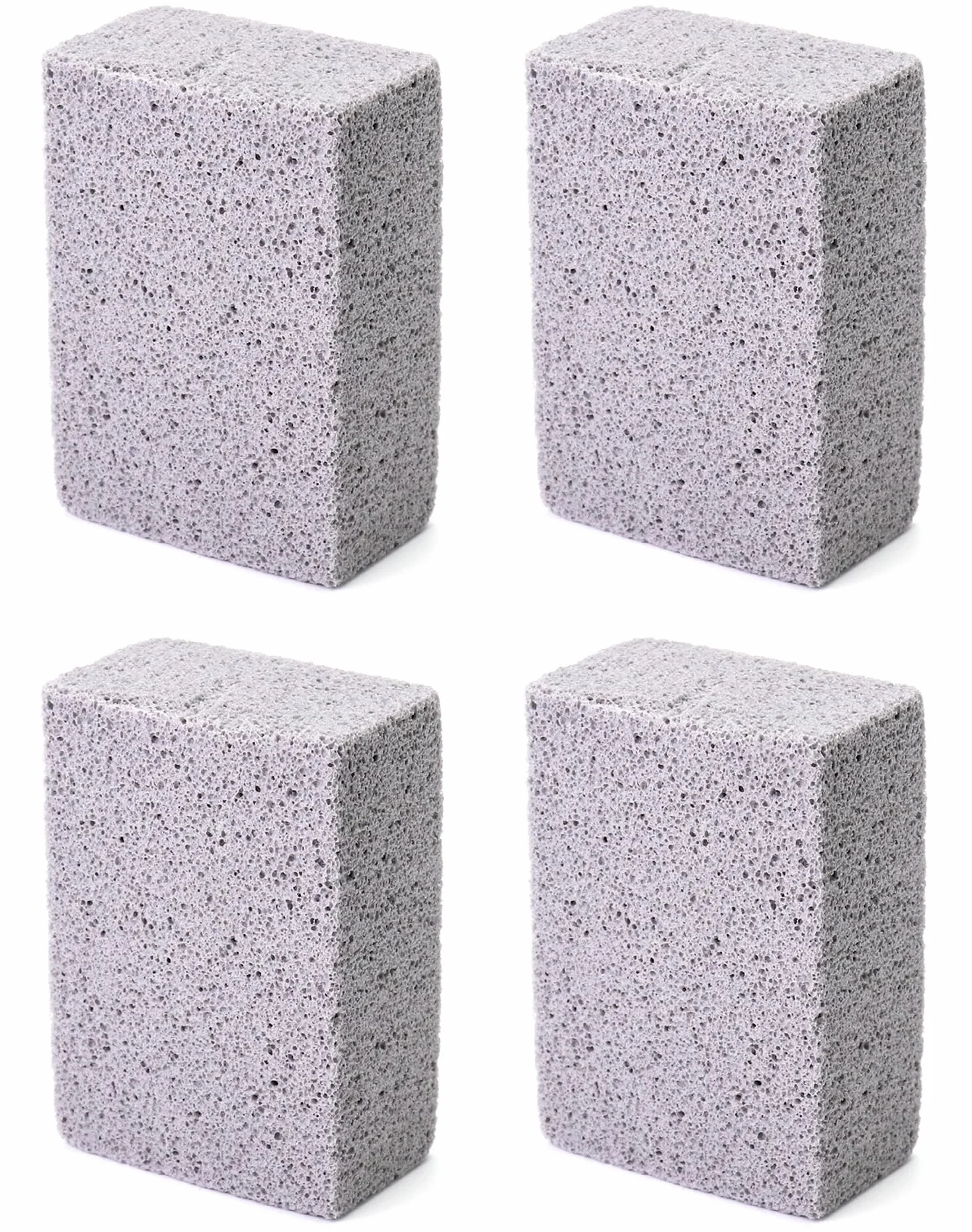 QWORK® 4 sztuki czyszczenie kamieniem pumeksowym, kamień czyszczący, narzędzie do czyszczenia grilla, usuwanie plam oleju do grillowania;