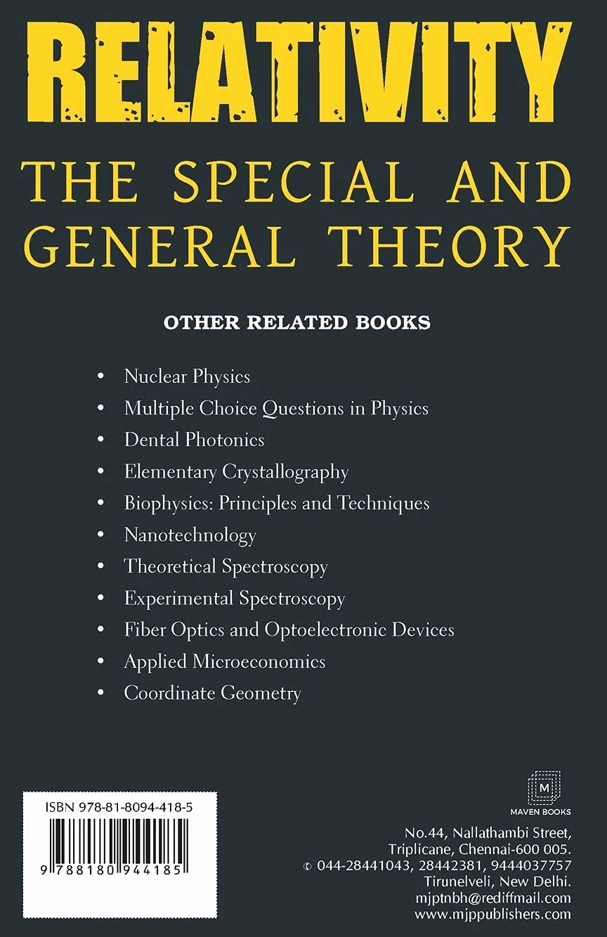 Relativity: The Special and the General Theory