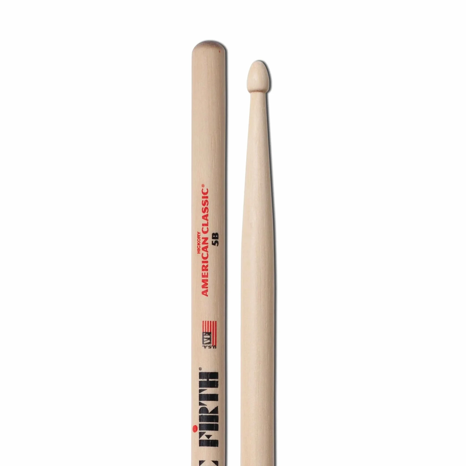 Vic Firth American Classic Series pałeczki do perkusji - 5B - American Hickory - drewniane tip - naturalny - 4 pary cennych