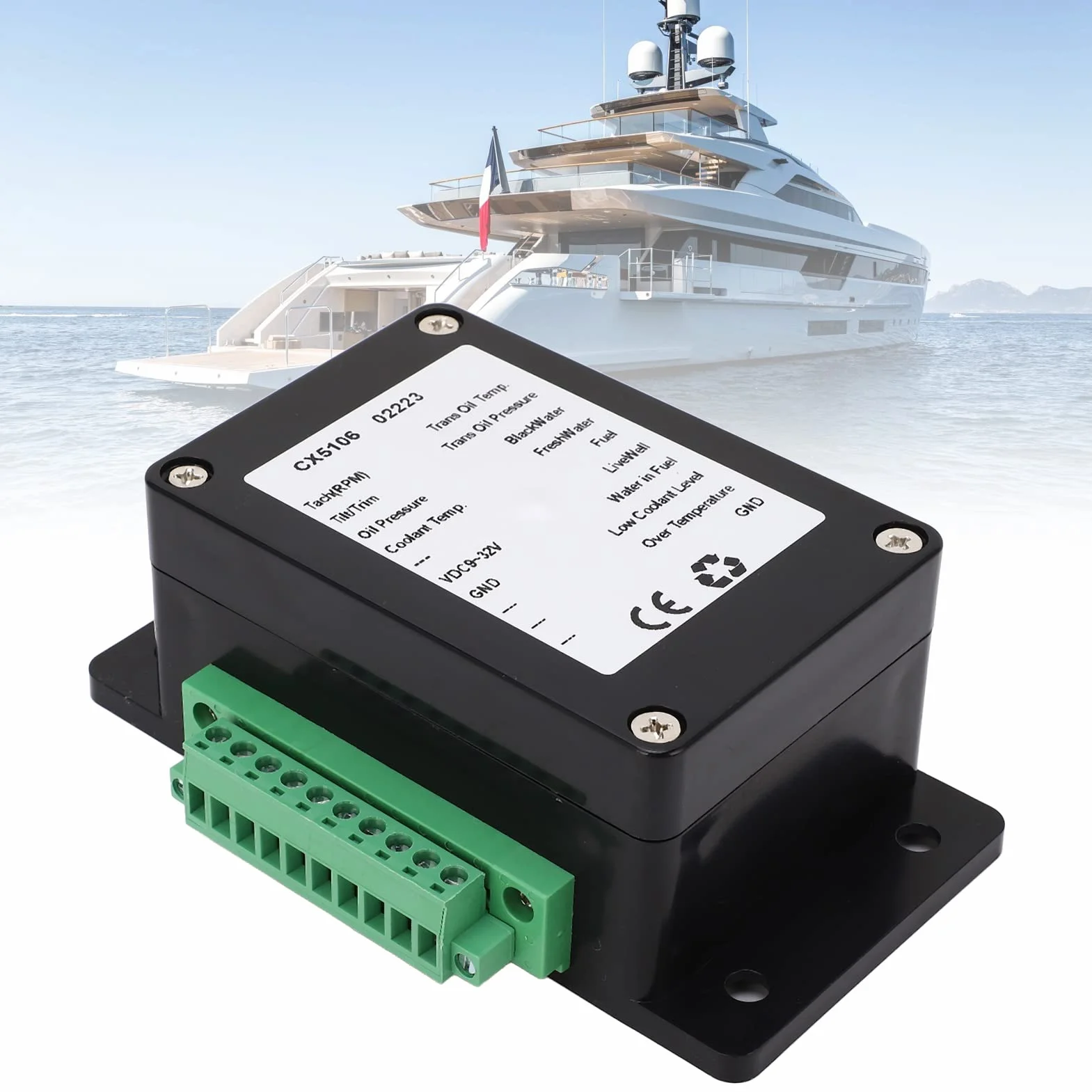 Do Konwertera Akcesoria NMEA 2000 Do Konwertera NMEA 2000 Do 13 Czujników IP67 Wodoodporna DC 9‑32V Dla łodzi morskich jachtów