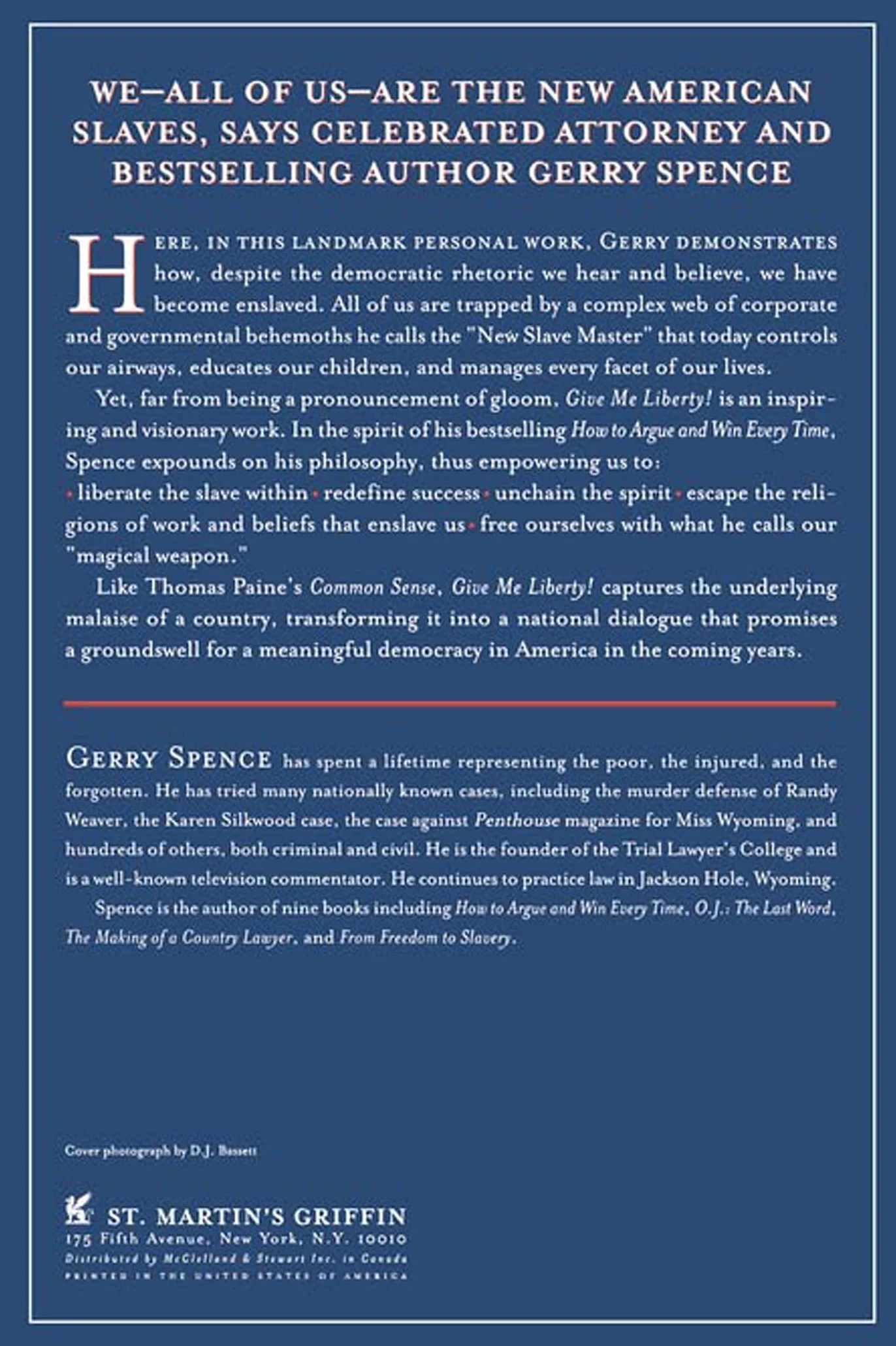 Give Me Liberty: Freeing Ourselves in the Twenty-First Century