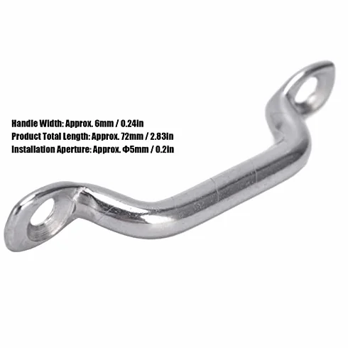 Stal Nierdzewna 316 Wspornik Zestaw Mocowania Boat Top Pad Eye Deck Loop