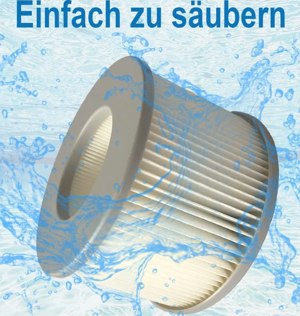 Wkłady filtrujące do jacuzzi MSPA, zestaw 2 zamiennych wkładów filtrujących do nadmuchiwanych basenów, wkład filtrujący do gorących łodzi podwodnych i przenośnego spa Bubble Spa – model od 2020