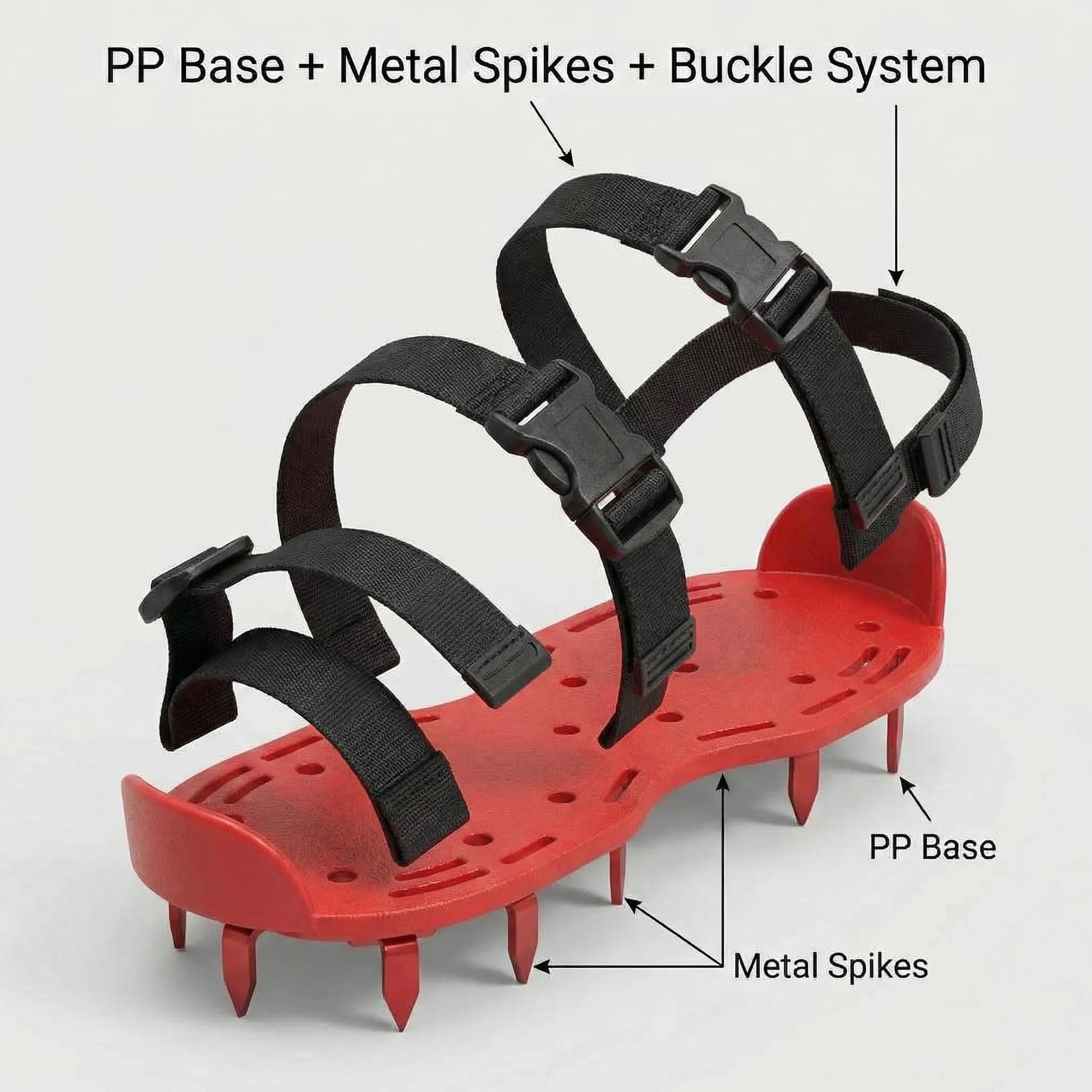 QWORK Buty Gunite z kolcami z krótkimi kolcami 2,5 cm, idealne do podłóg epoksydowych, nakładek, instalacji osłon, kolor zielony (para)
